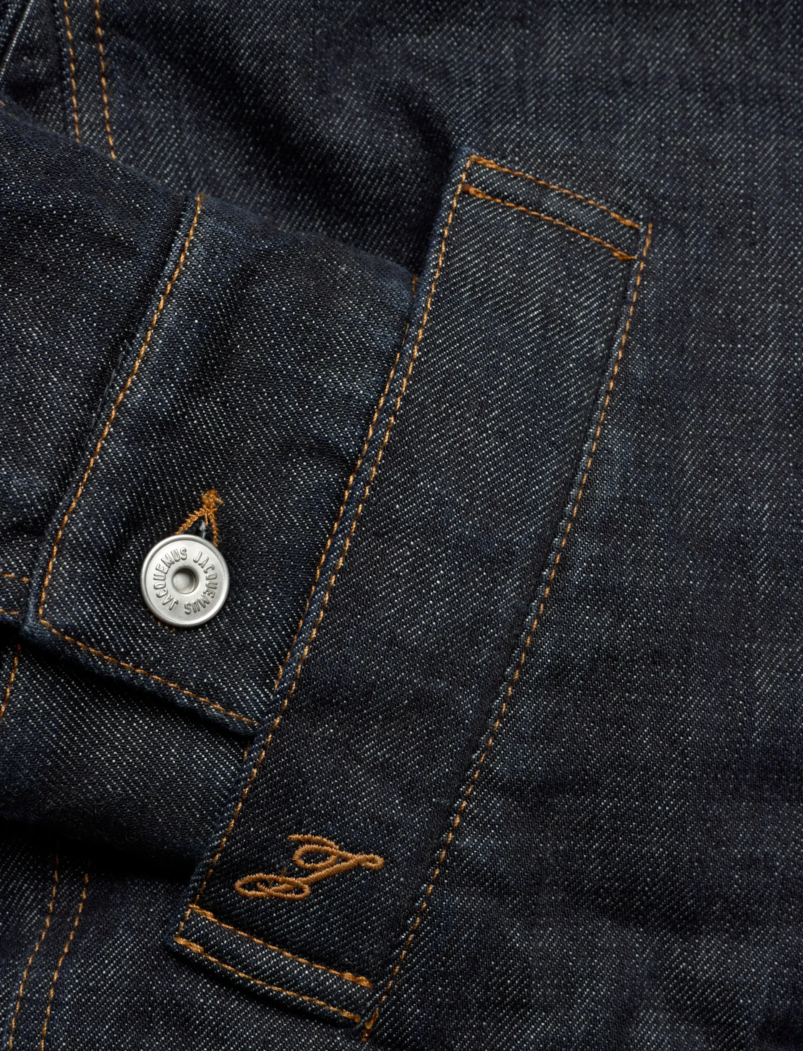 Jacquemus - The Ovalo de-Nîmes denim bomber jacket - forårsjakker - blue - 3