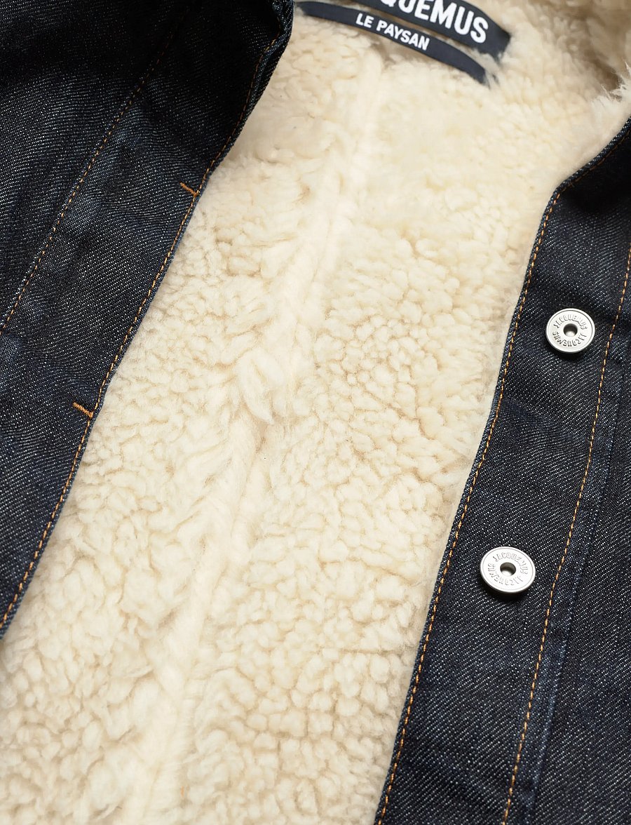 Jacquemus - The Ovalo de-Nîmes denim bomber jacket - denimjakker - blue - 4