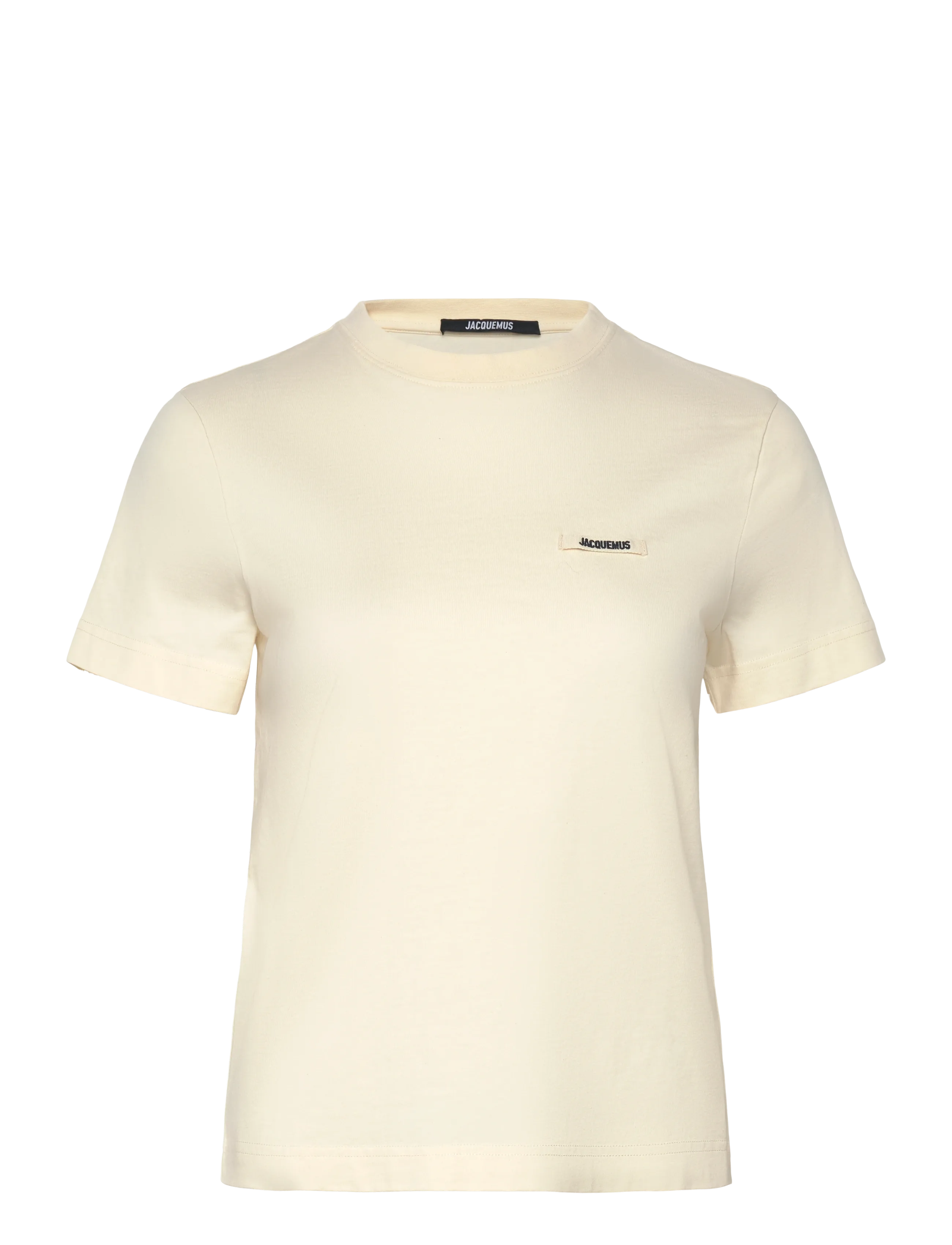 Jacquemus The Gros Grain short-sleeve t-shirt - Odzież - BEIGE / cream