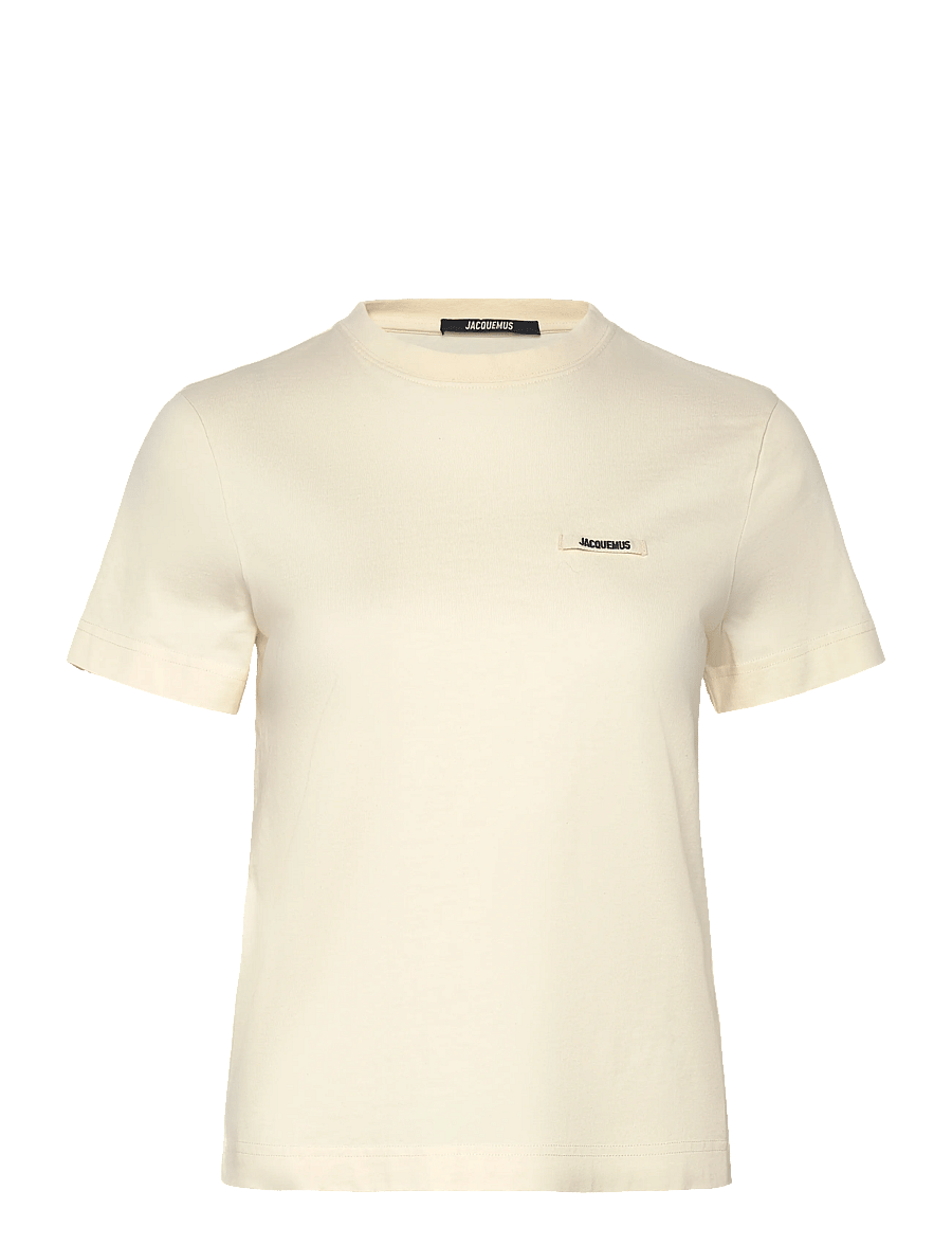 Jacquemus - The Gros Grain short-sleeve t-shirt - t-shirts - beige - 0