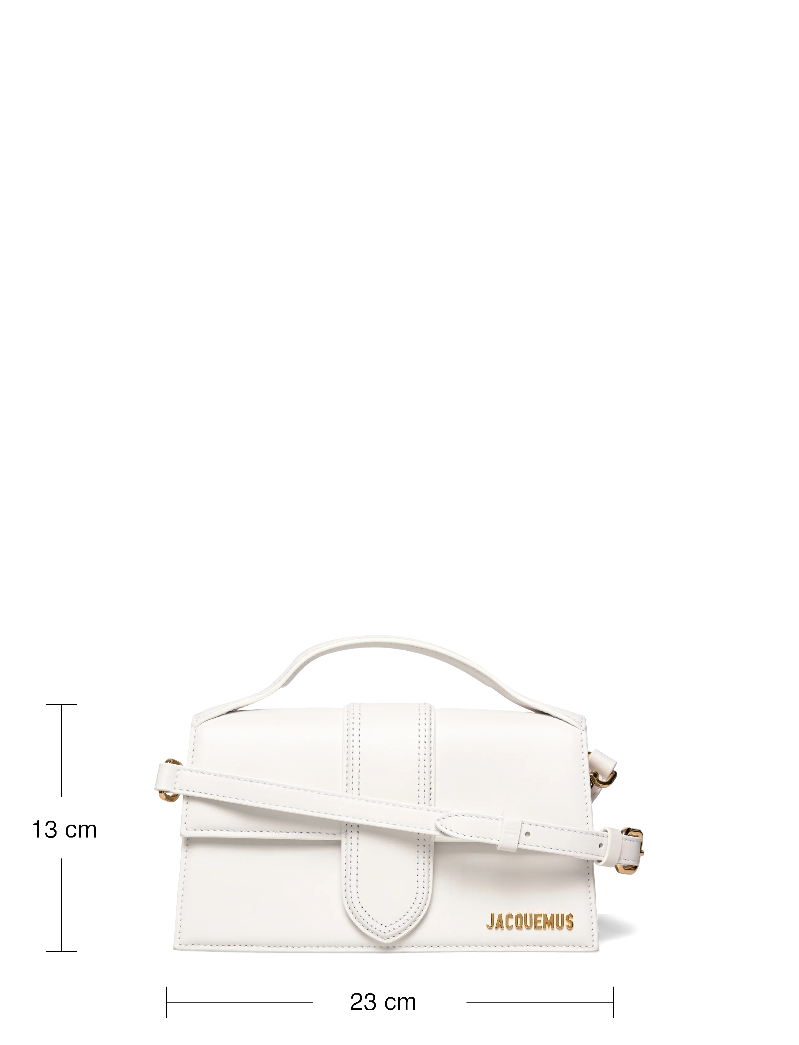 Jacquemus - Le Grand Bambino - top handle tasker - white - 3