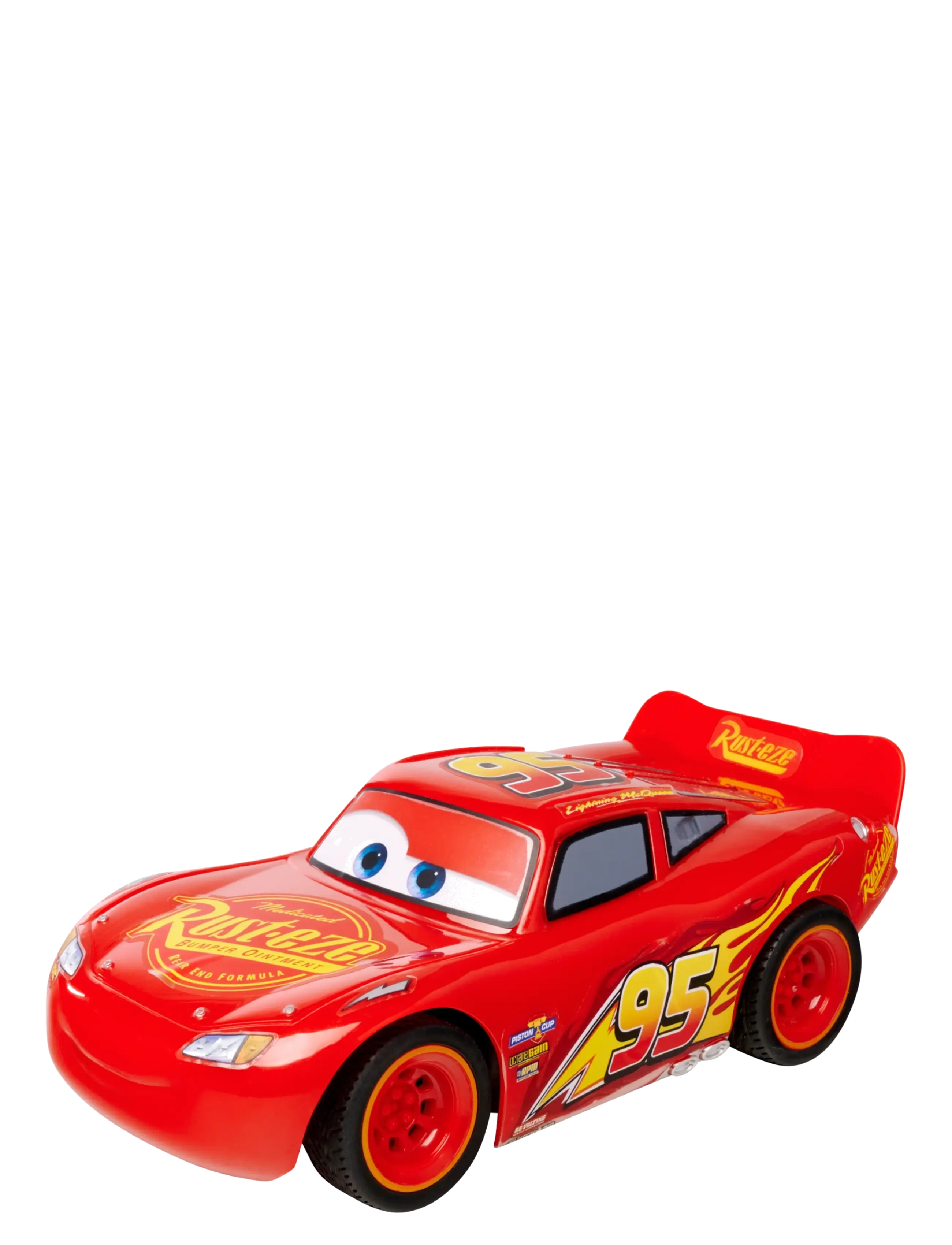 Jada Toys - Disney Cars Remote-Controlled Lightning McQueen Turbo Racer 1:24 - birthday gifts - red - 2
