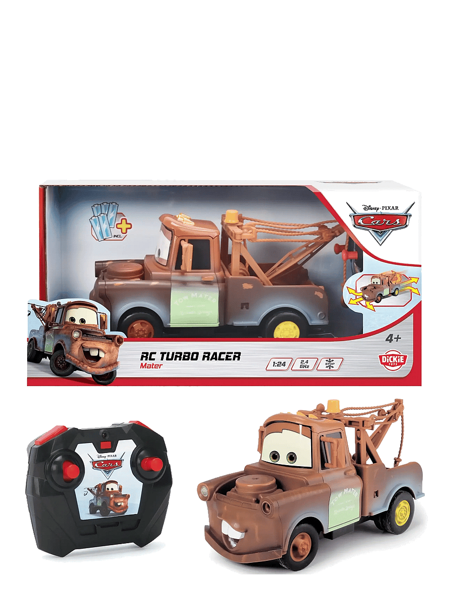 Jada Toys - Jada Toys Disney Cars Remote-Controlled Mater Turbo Racer 1: - ferngesteuertes spielzeug - brown - 0