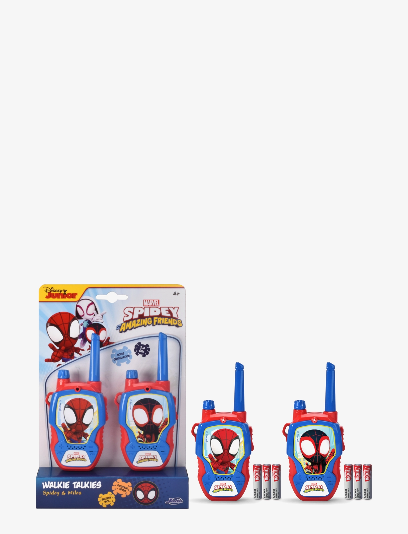 Jada Toys Walkie Talkie Spidey, Børn, Play Sæt, Multi/mønstret, Str: ONE SIZE