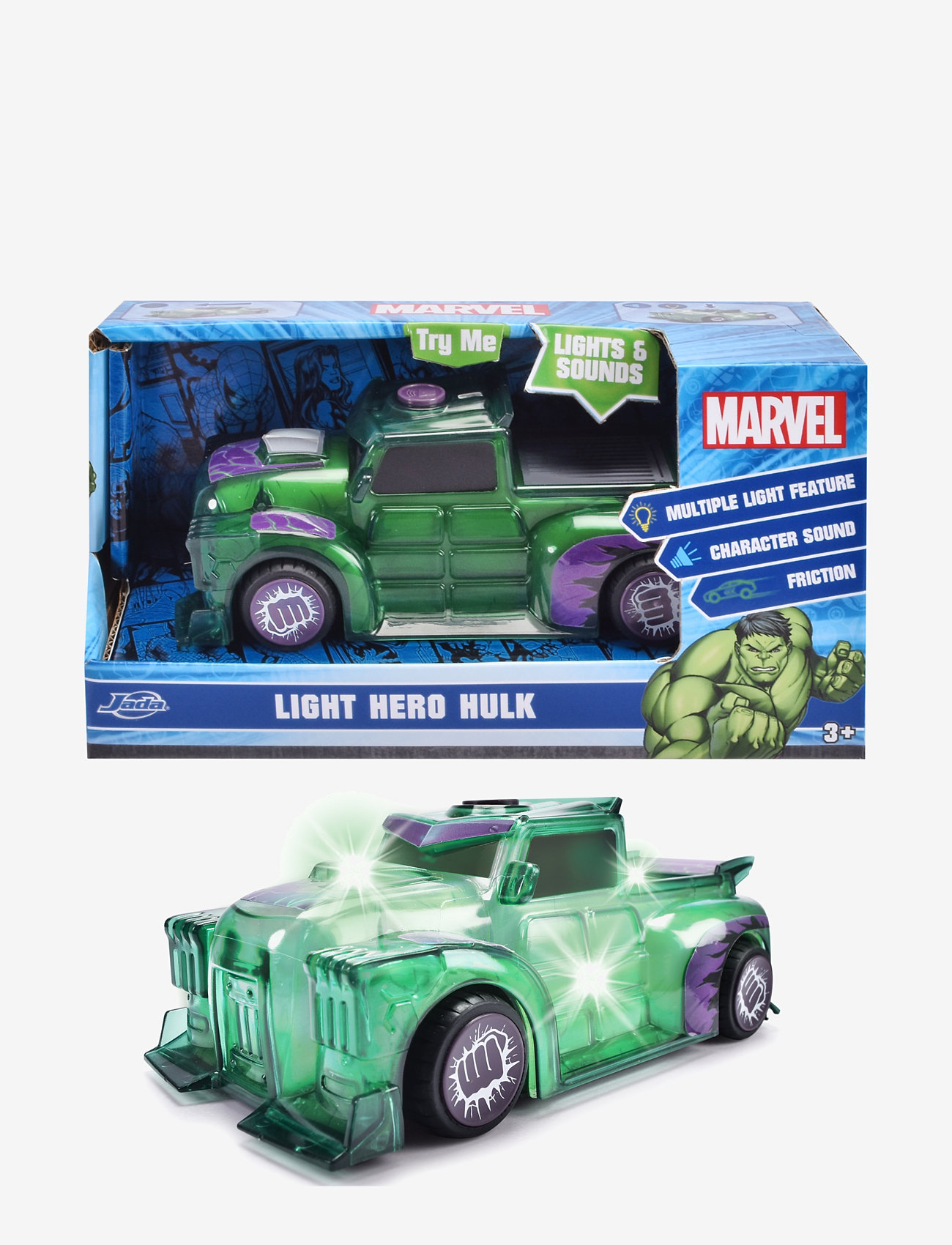 Jada Toys - Marvel Light Hero Hulk 1:32 - green - 2