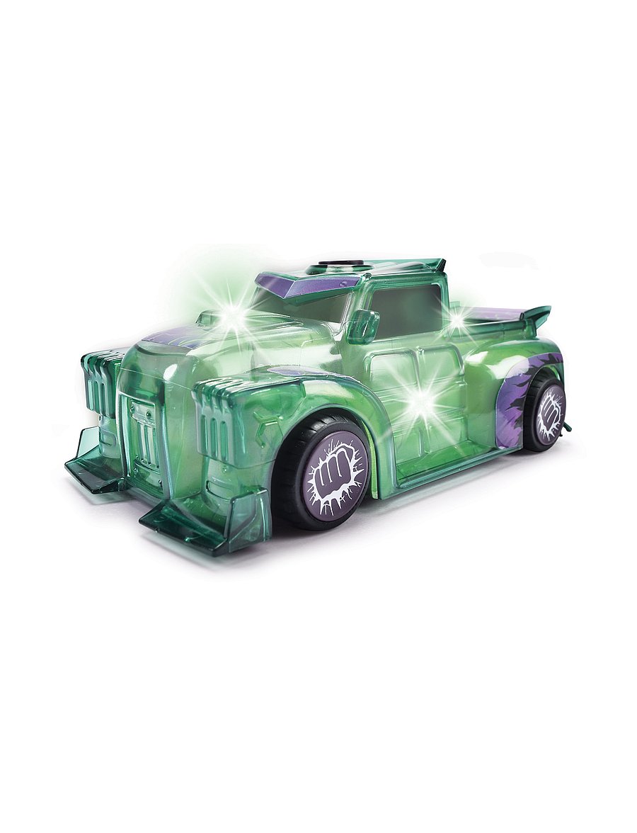 Jada Toys - Marvel Light Hero Hulk 1:32 - mänguautod - green - 0