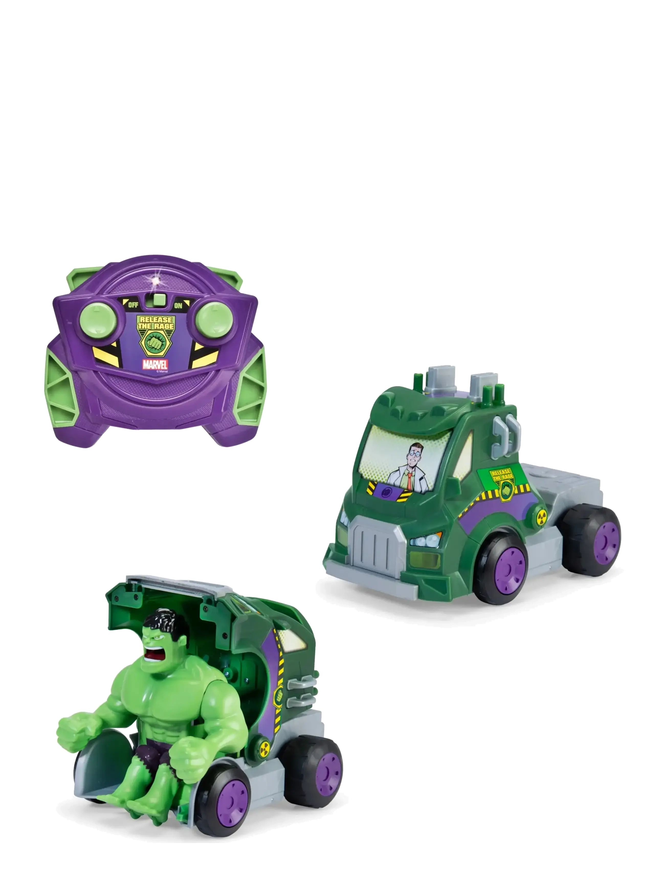 Jada Toys RC Smash Up Hulk 1:24 - Legetøjsbiler & Køretøjer - MULTICOLOR / green