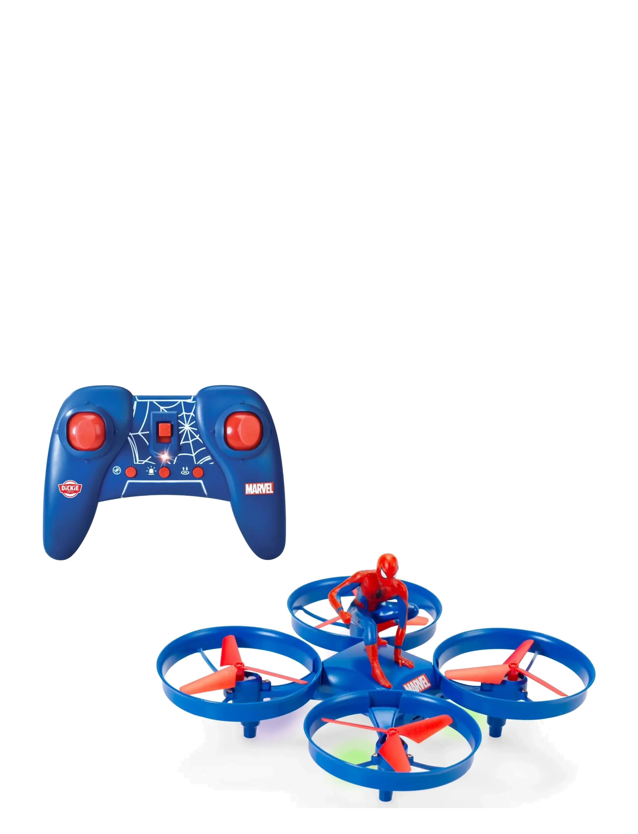 Jada Toys Rc Spider-Man Drone, Rtr, Børn, Remote Controlled Legetøj, Blå, Str: ONE SIZE
