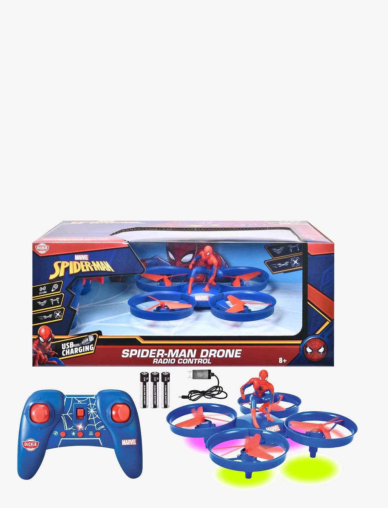 Jada Toys - RC Spider-Man Drone, RTR - ferngesteuertes spielzeug - multicolor - 2