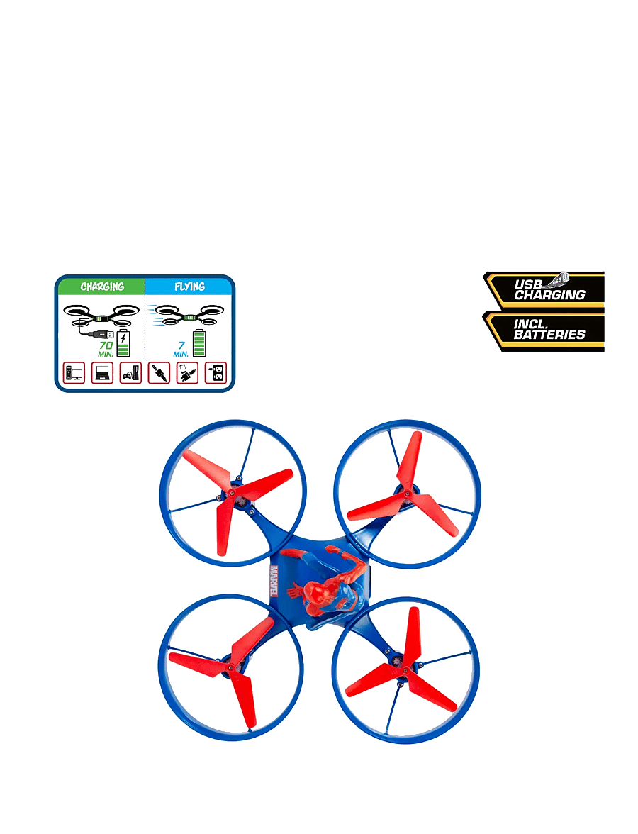 Jada Toys - RC Spider-Man Drone, RTR - geschenke unter 100€ - multicolor - 5