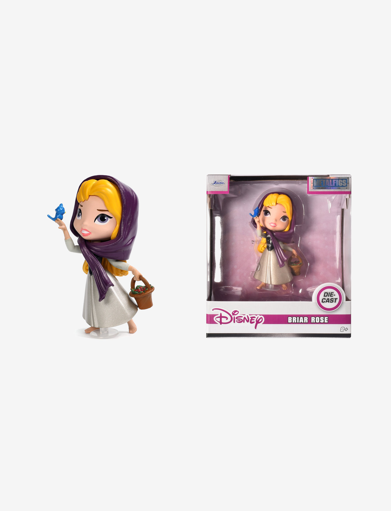 Jada Toys - Disney Princess Briar Rose 4" Figure - kvikmynda- og ævintýrapersónur - purple - 1