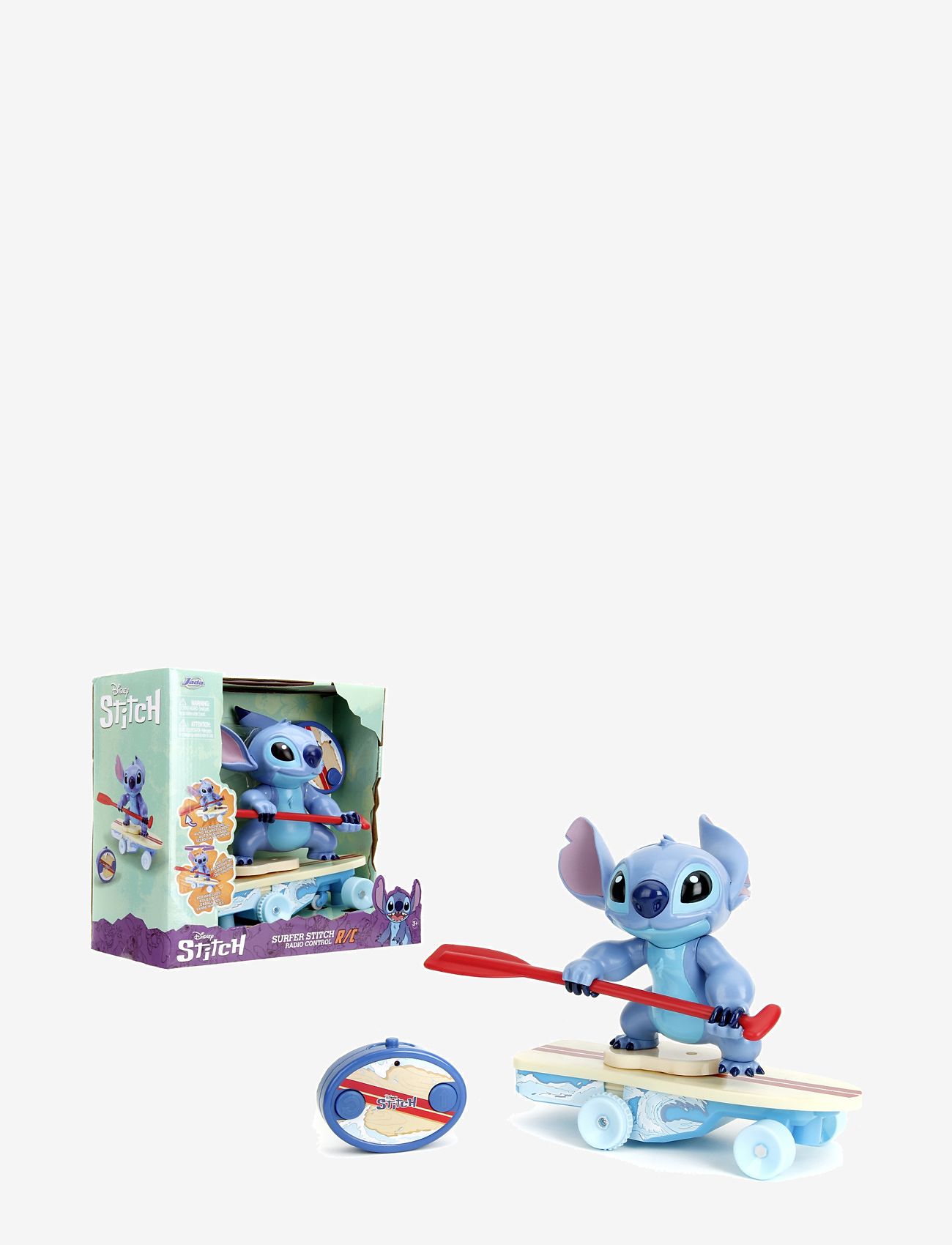 Jada Toys - Disney Radiostyrd Surfer Stitch, 25 cm - remote controlled toys - blue - 2
