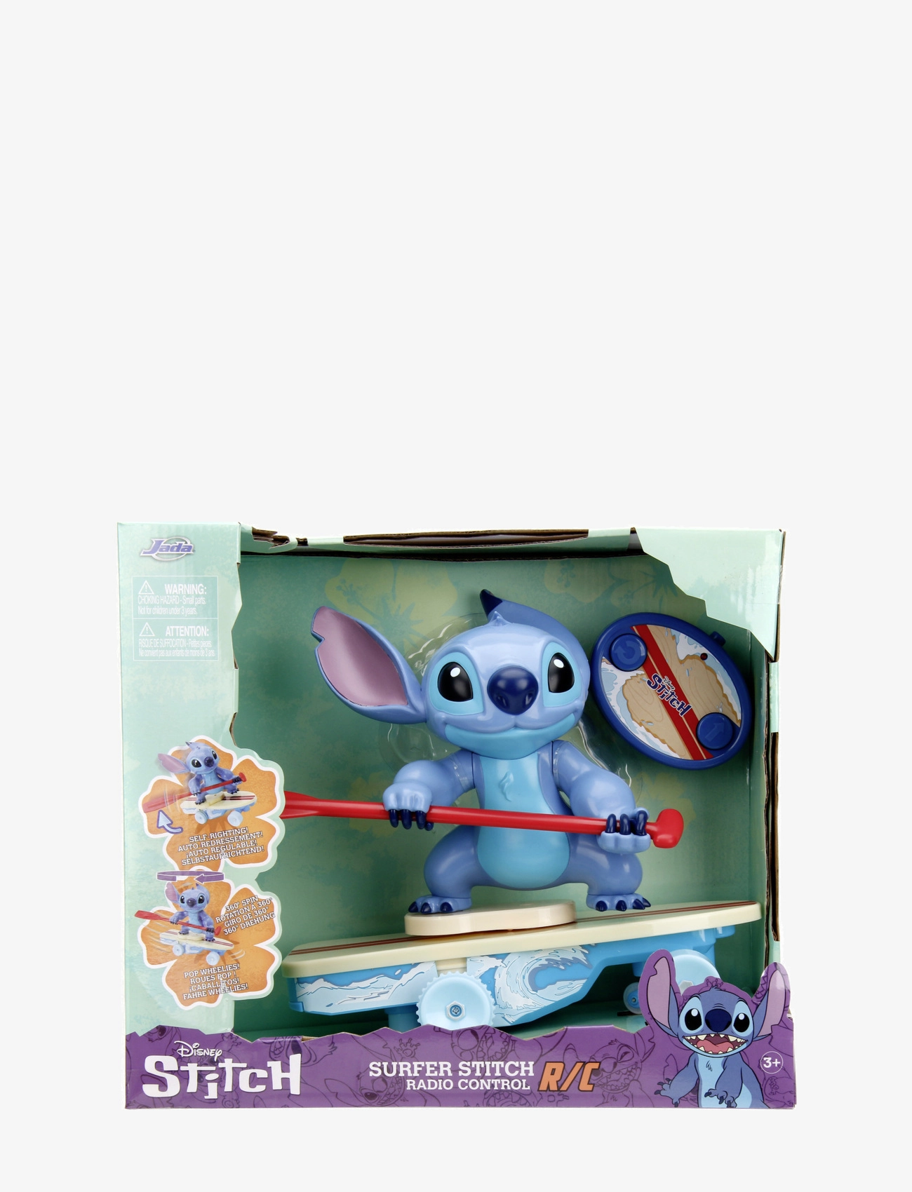 Jada Toys - Disney Radiostyrd Surfer Stitch, 25 cm - jouets télécommandés - blue - 3