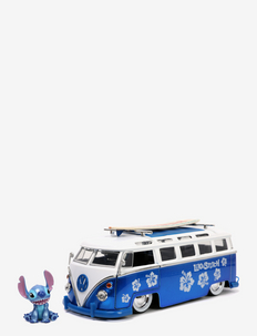 Disney Lilo & Stitch VW Folkabuss med Stitch Figur 1:24, Jada Toys