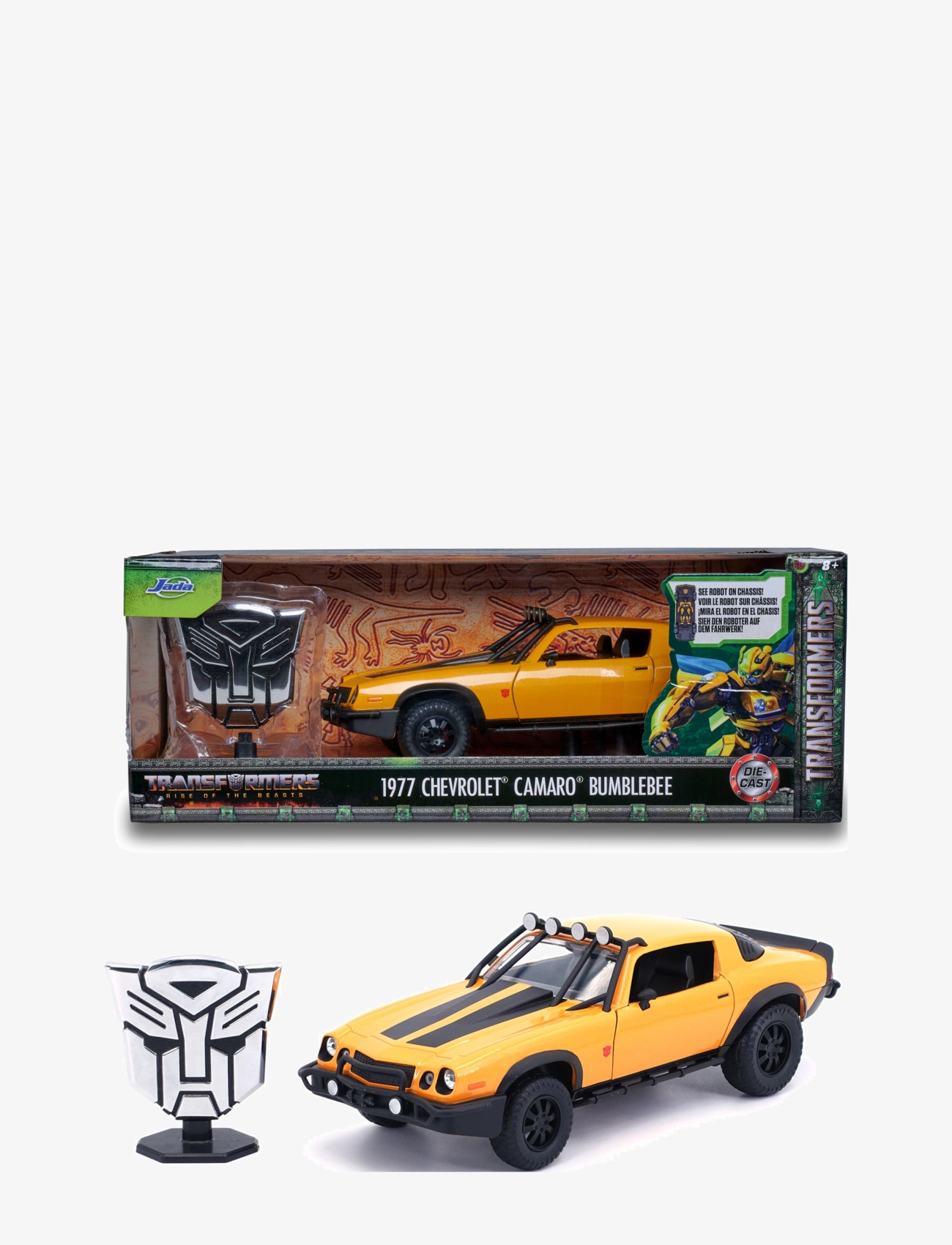 Jada Toys - Jada Toys Transformers Bumblebee Bil (T7) 1:24 - lkw - yellow - 2