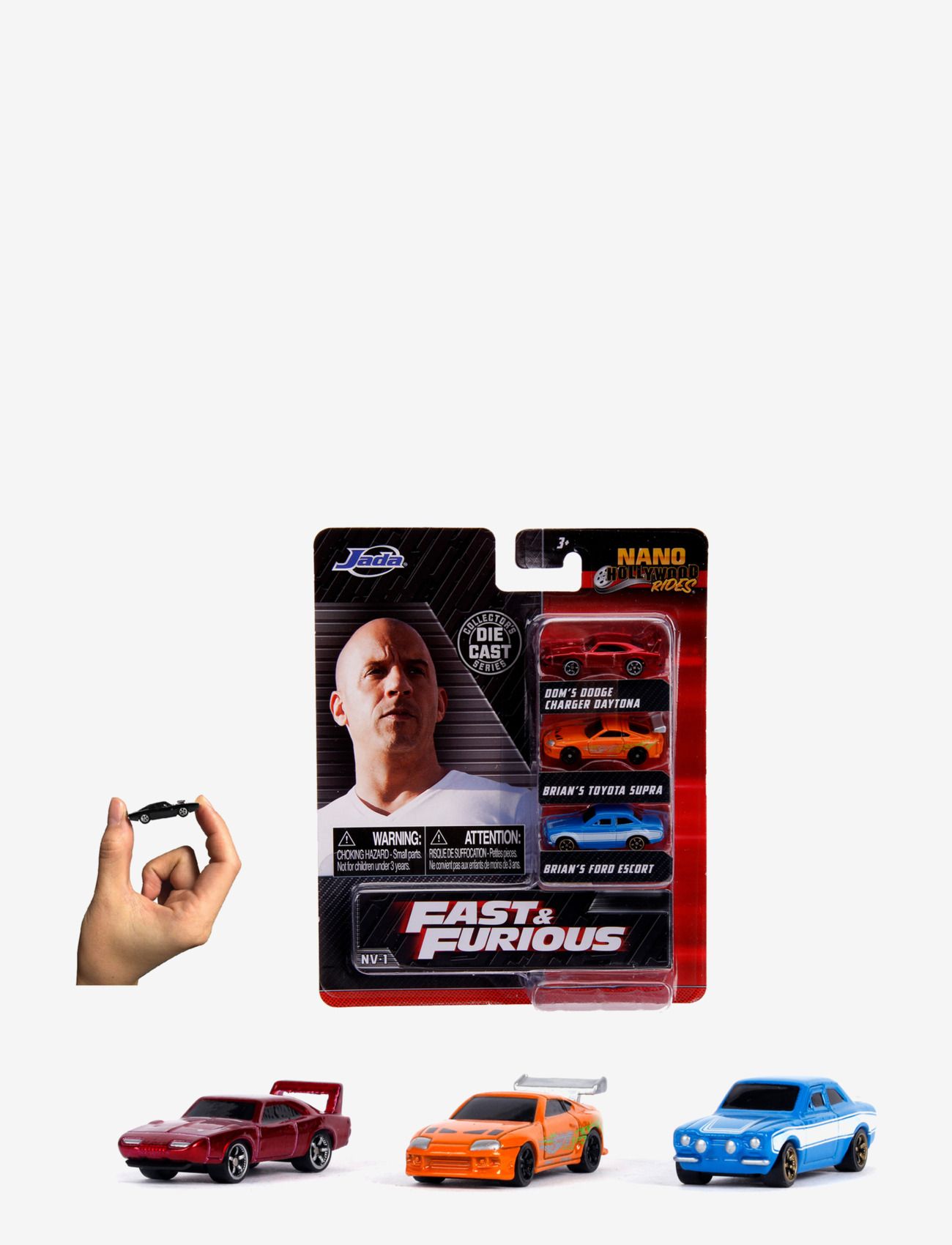 Jada Toys - Fast & Furious 3-Pack C Nano Cars - multi coloured - 1