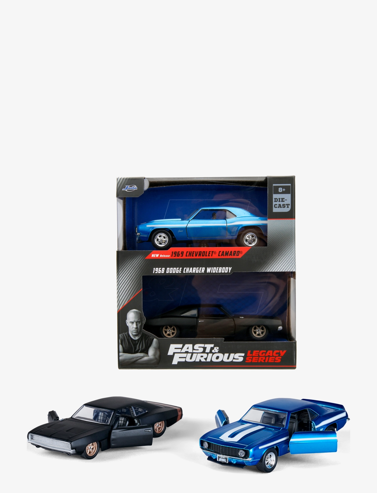 JADA Spielzeug Fast & Furious Twin Pack 1:32 Wave 2/1 Patterned - One Size - Kinder