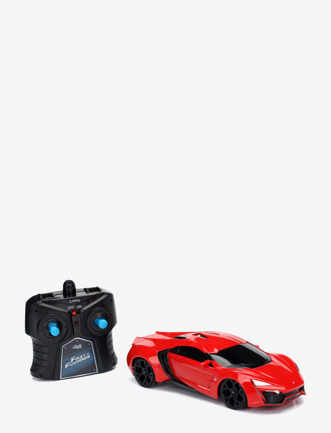 Jada Toys - Jada - Fast & Furious RC Lykan Hypersport 1:24 - alhaisimmat hinnat - red - 1