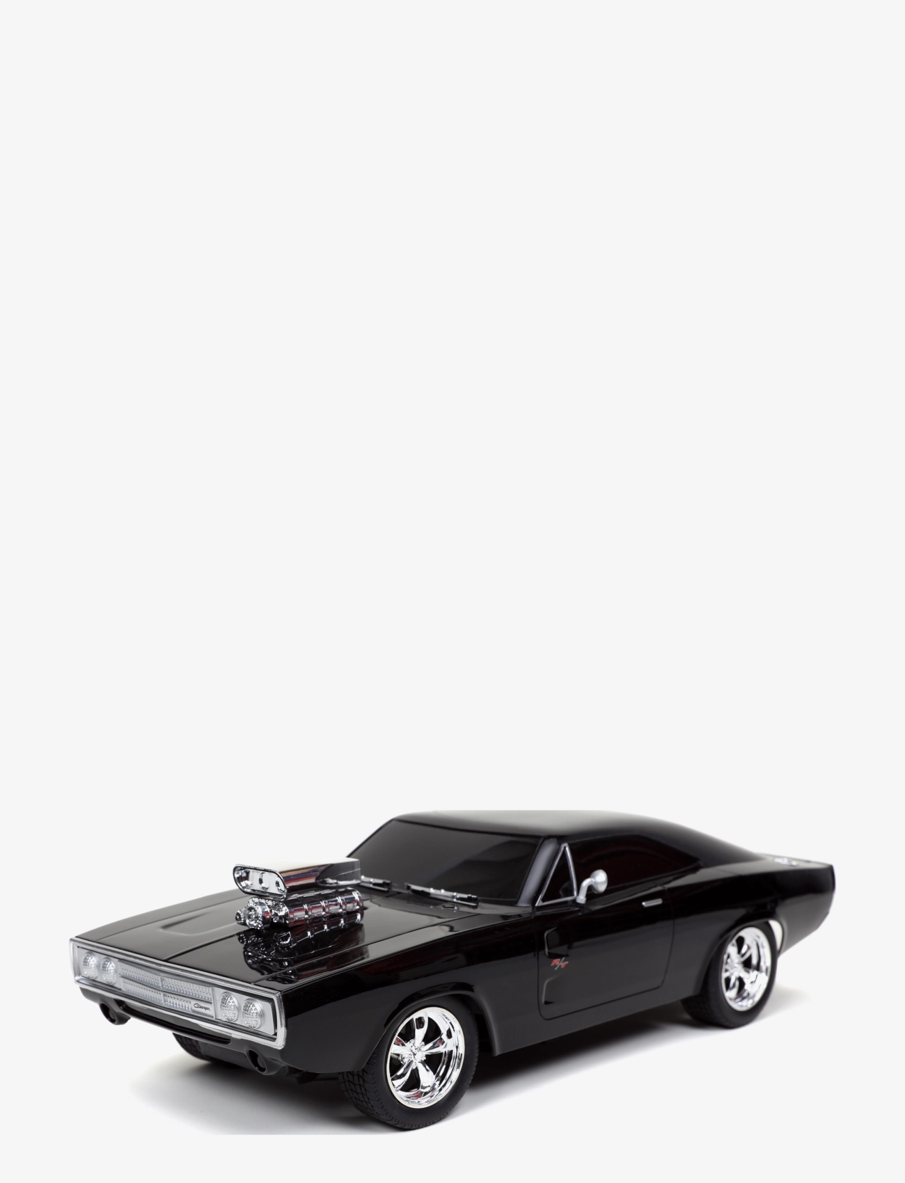 Jada Toys - Fast & Furious Radio Controlled Car 1970 Dodge Charger, 1:12 - black - 1