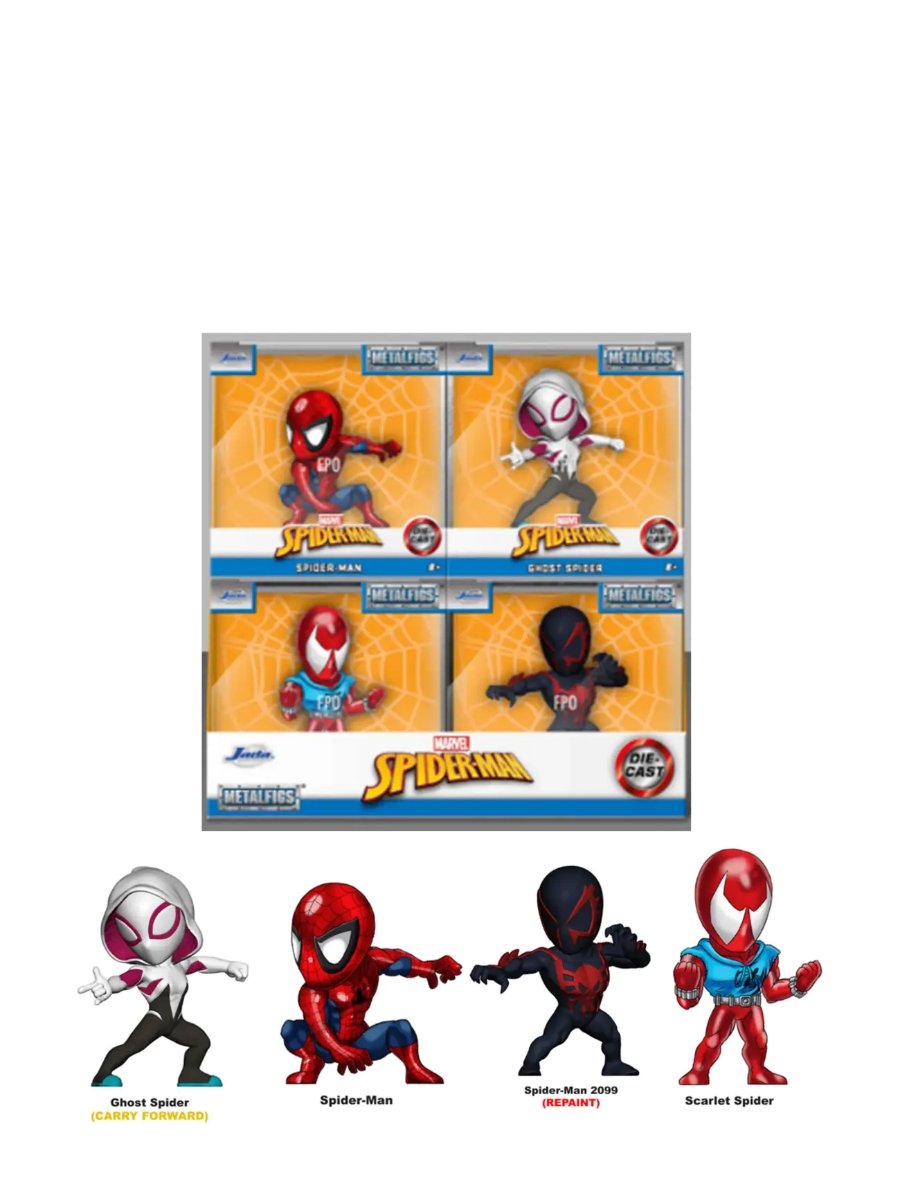 Jada Toys Marvel Samlarfigur, 6,5 cm, Wave 4 - Last chance - MULTI COLOURED ASSORTED / multi