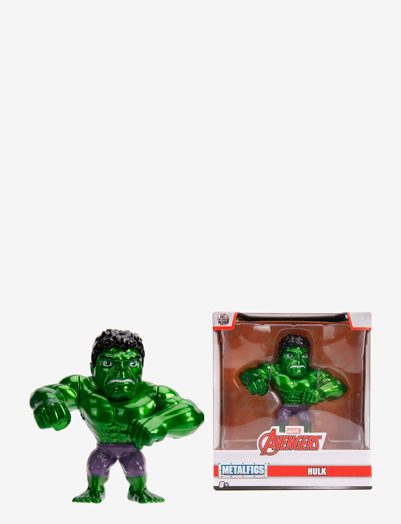 Jada Toys - Marvel 4" Hulk Figure - alhaisimmat hinnat - green - 1
