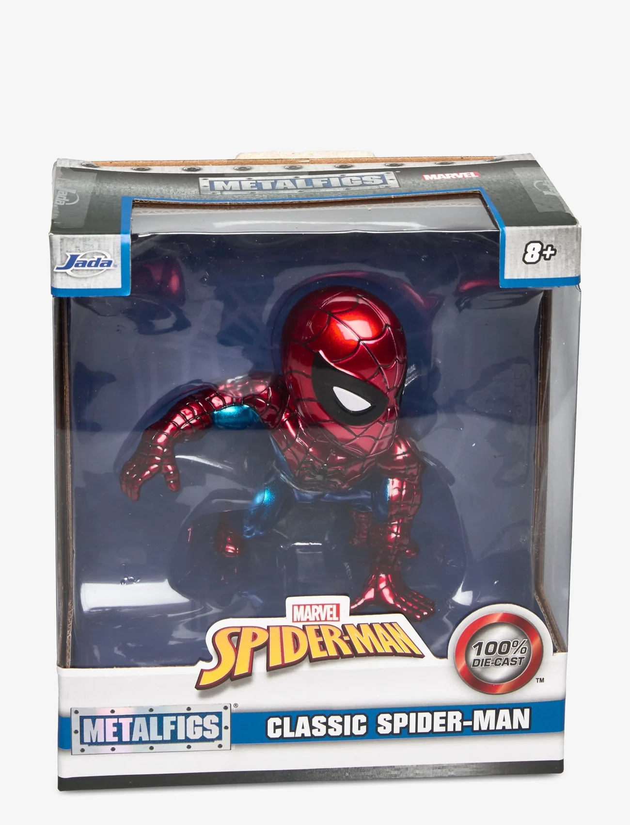 Jada Toys - Marvel 4" Classic Spiderman Figure - alhaisimmat hinnat - multi coloured - 0