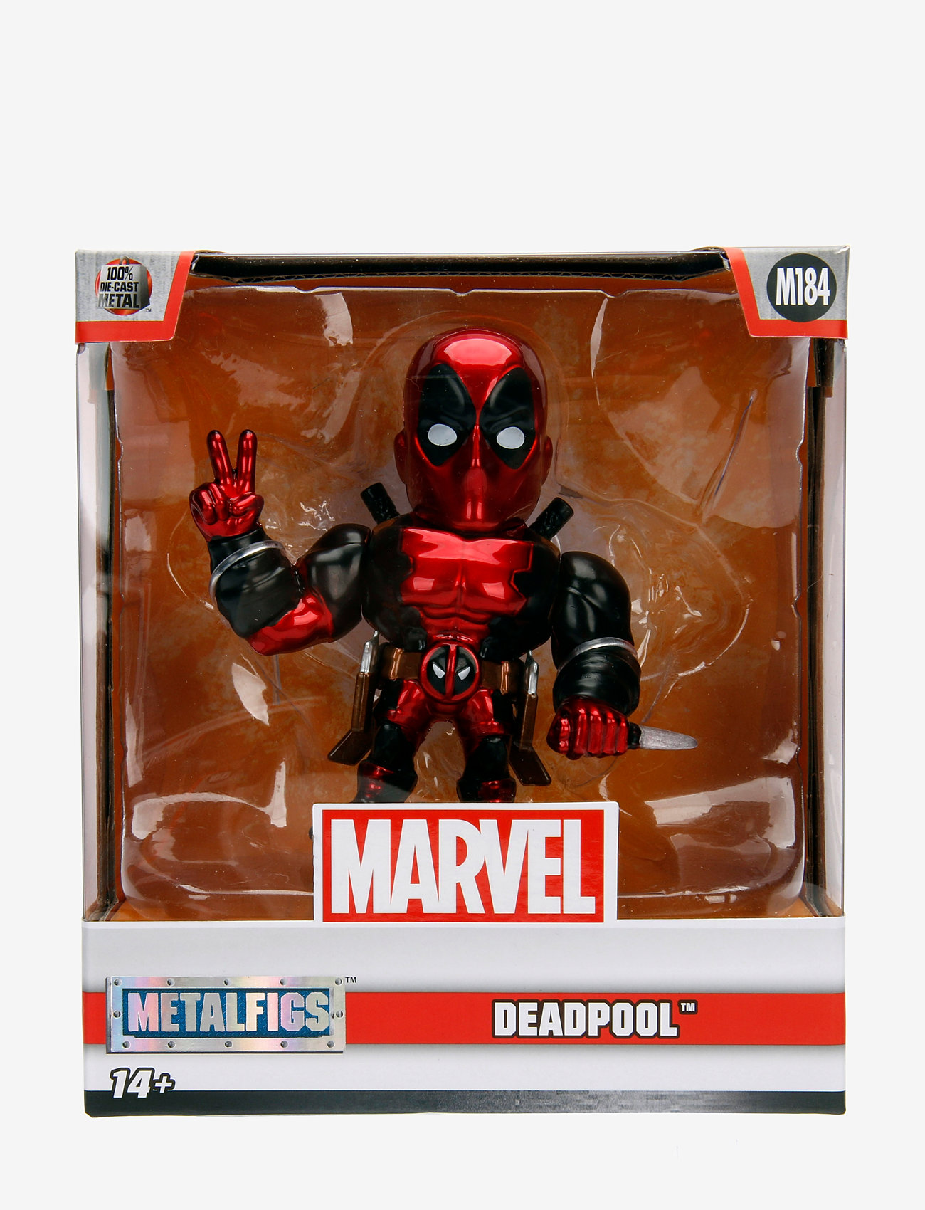Jada Toys - Marvel 4" Deadpool Figure - action figures - red - 2