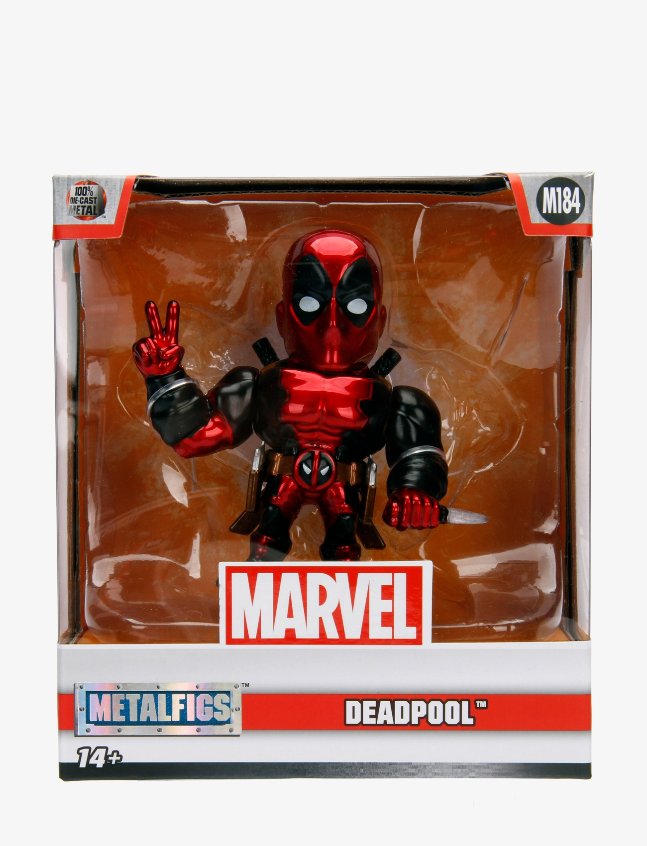 Jada Toys - Marvel 4" Deadpool Figure - die niedrigsten preise - red - 1