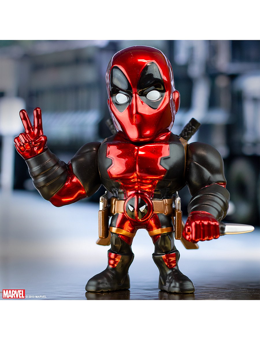 Jada Toys - Marvel 4" Deadpool Figure - action-figuren - red - 0