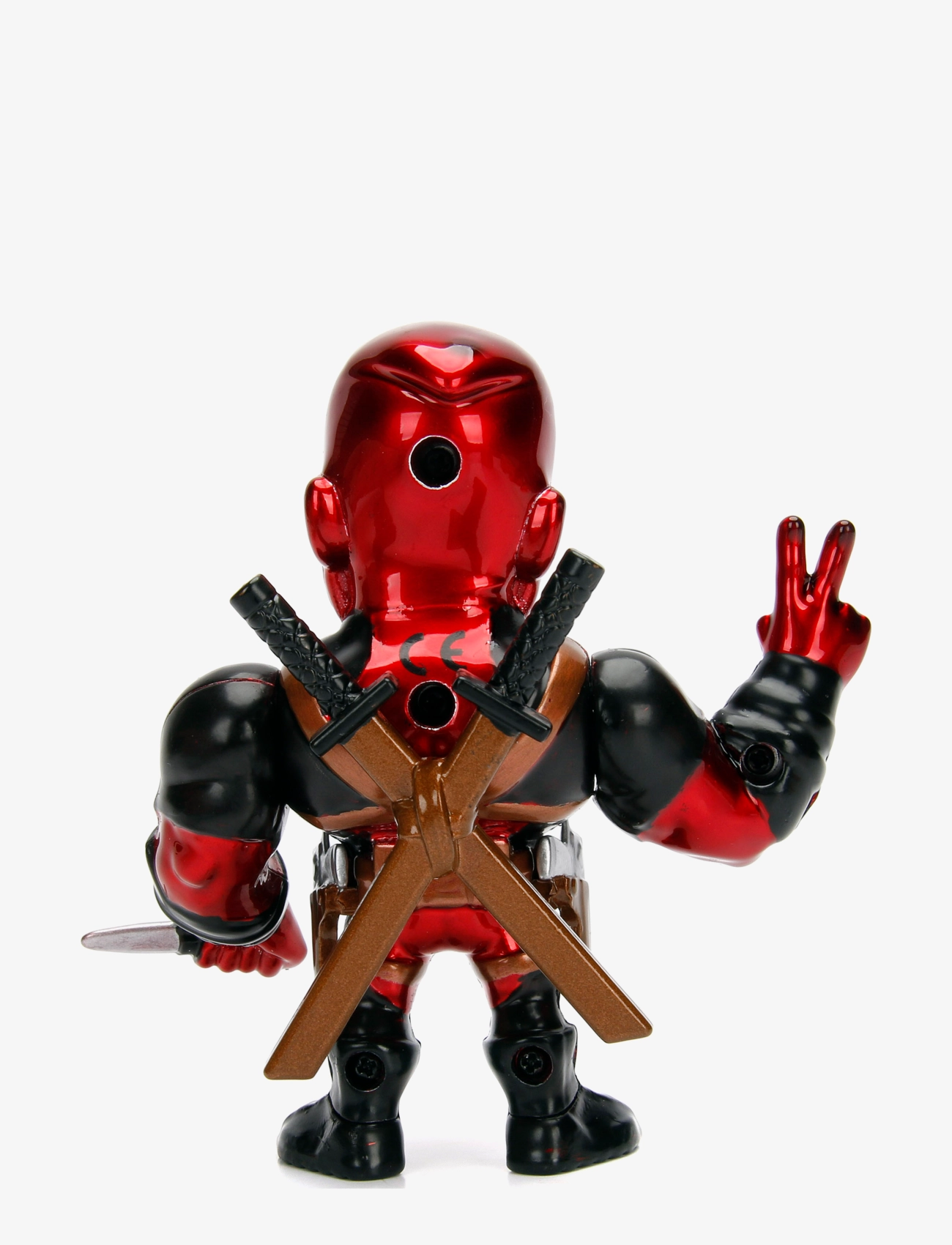 Jada Toys - Marvel 4" Deadpool Figure - die niedrigsten preise - red - 4
