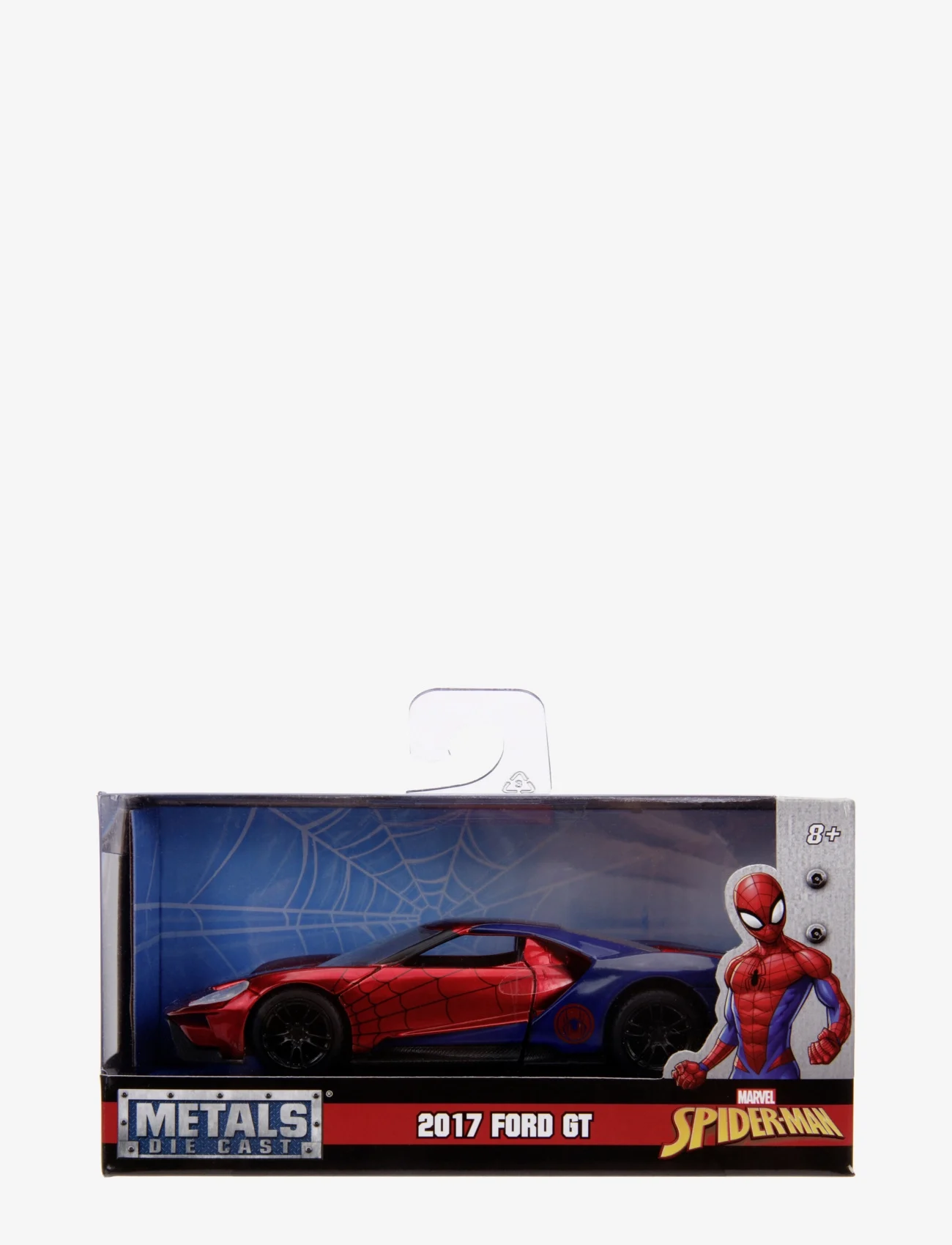 Jada Toys - Marvel Spider-Man 2017 Ford GT 1:32 - laveste priser - red - 1