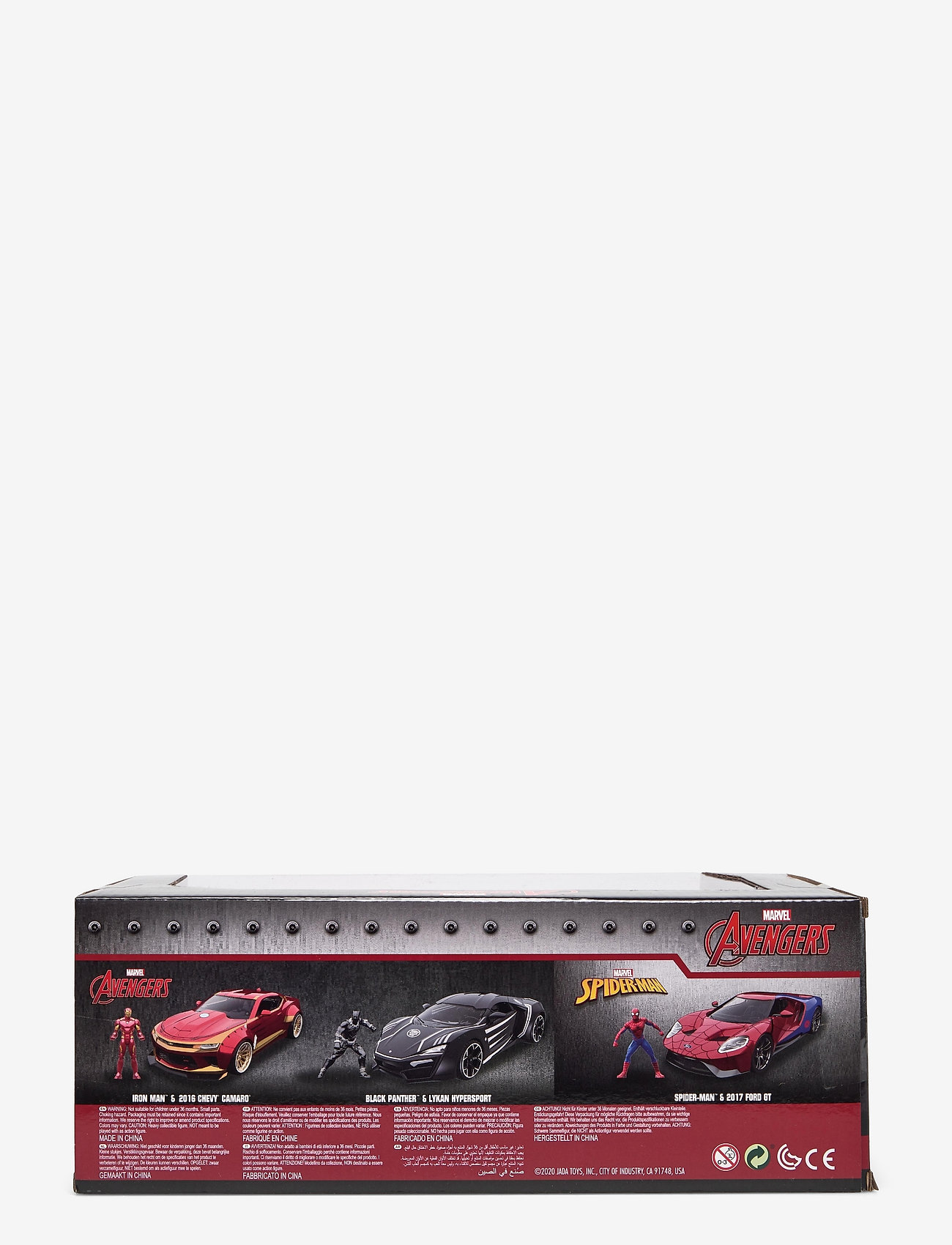 Jada Toys - Marvel Ironman 2016 Chevy Camaro SS med Figur 1:24 - leksaksbilar - multi coloured - 1