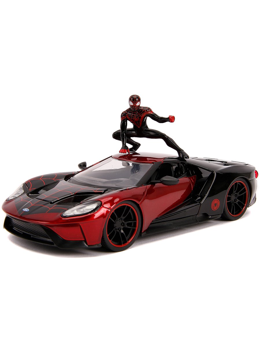 Jada Toys - Marvel Miles Morales 2017 Ford GT 1:24 - action-figuren - black - 0