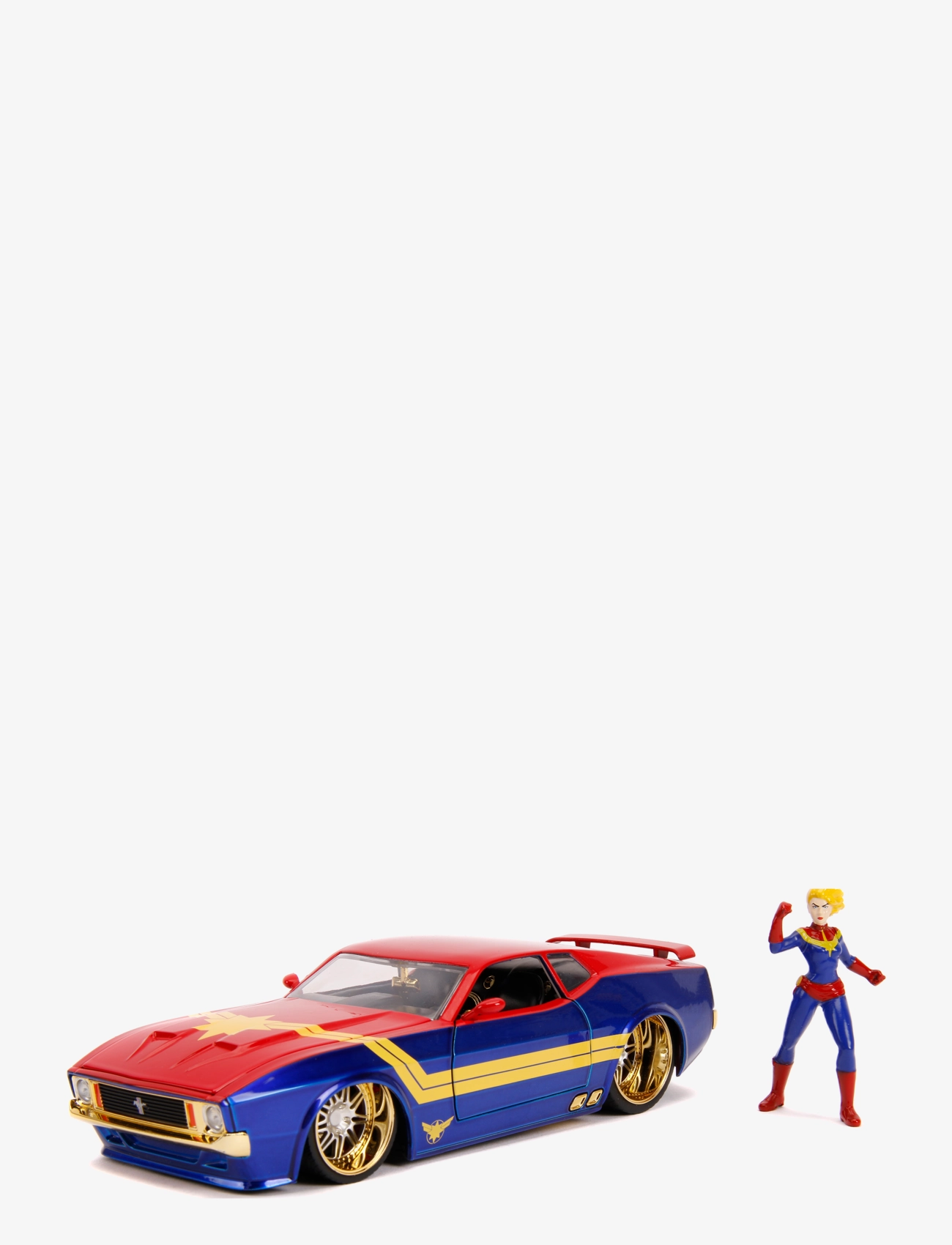 Jada Toys - Marvel Captain Marvel 1:24 - leikfangabílar - blue - 2