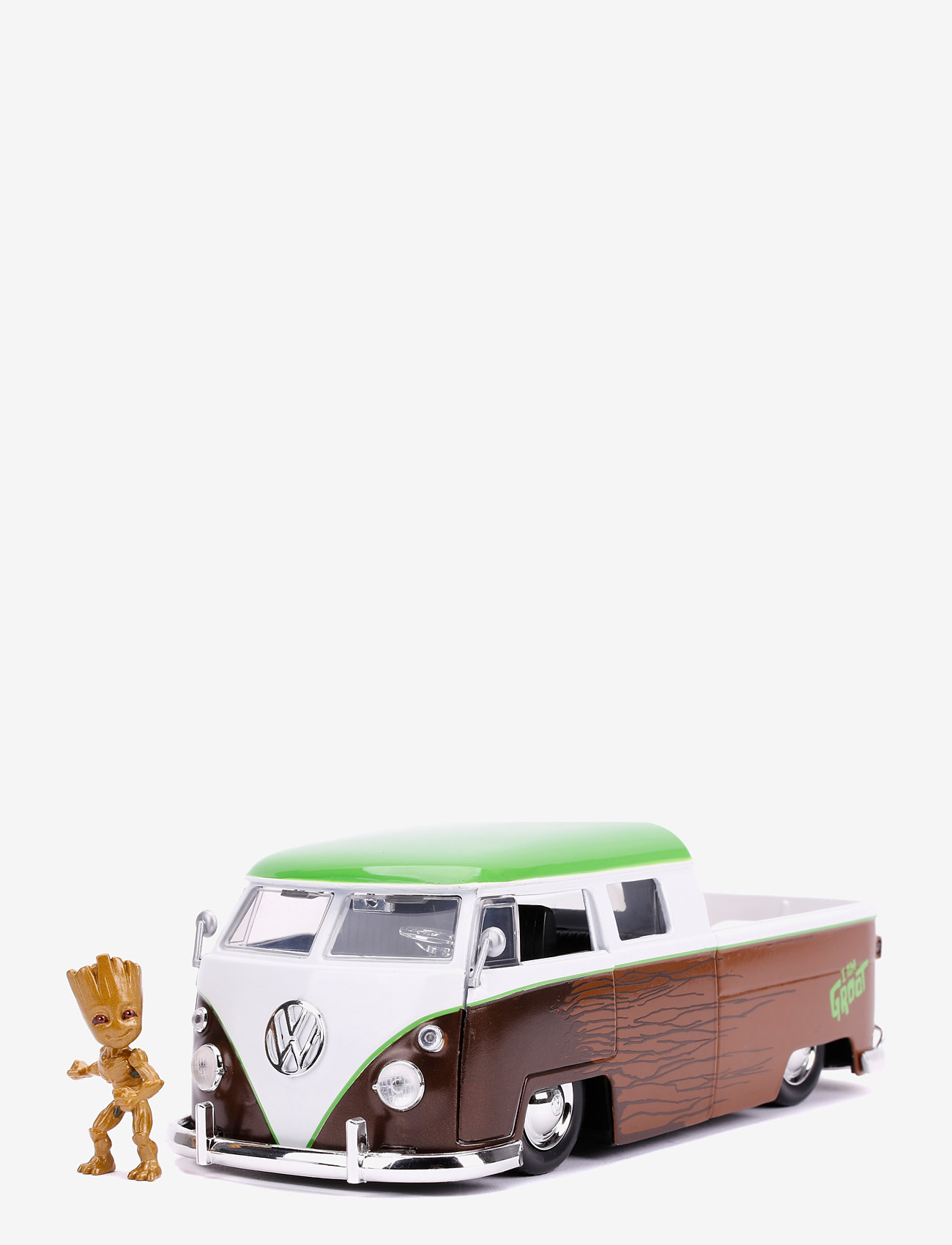 Jada Toys - Marvel Groot 1963 Bus Pickup 1:24 - alhaisimmat hinnat - brown - 0