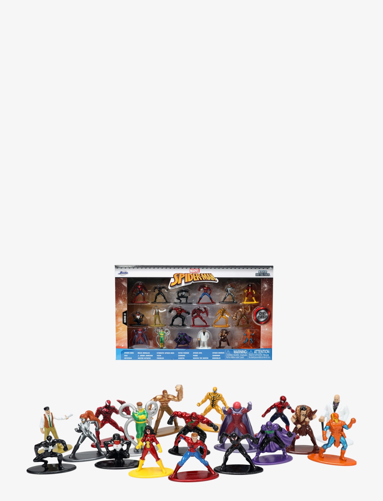 JADA Spielzeug Marvel Multi Pack Nano Figures, Wave 8 Patterned - One Size - Kinder