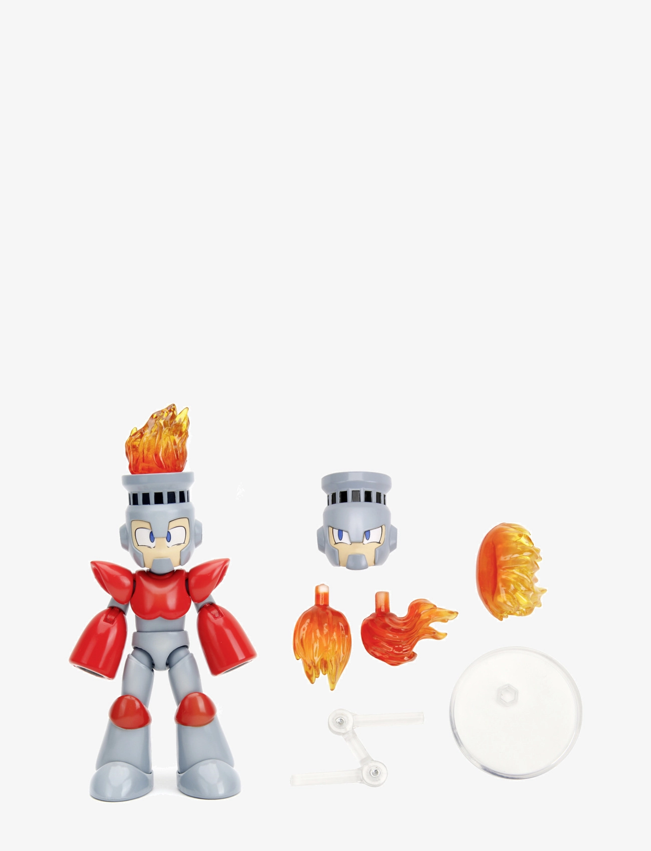 Jada Spielzeug Mega Man Fire Figur, One Size, Playsets & Action Figures, Mehrfarbig/gemustert - Kinder