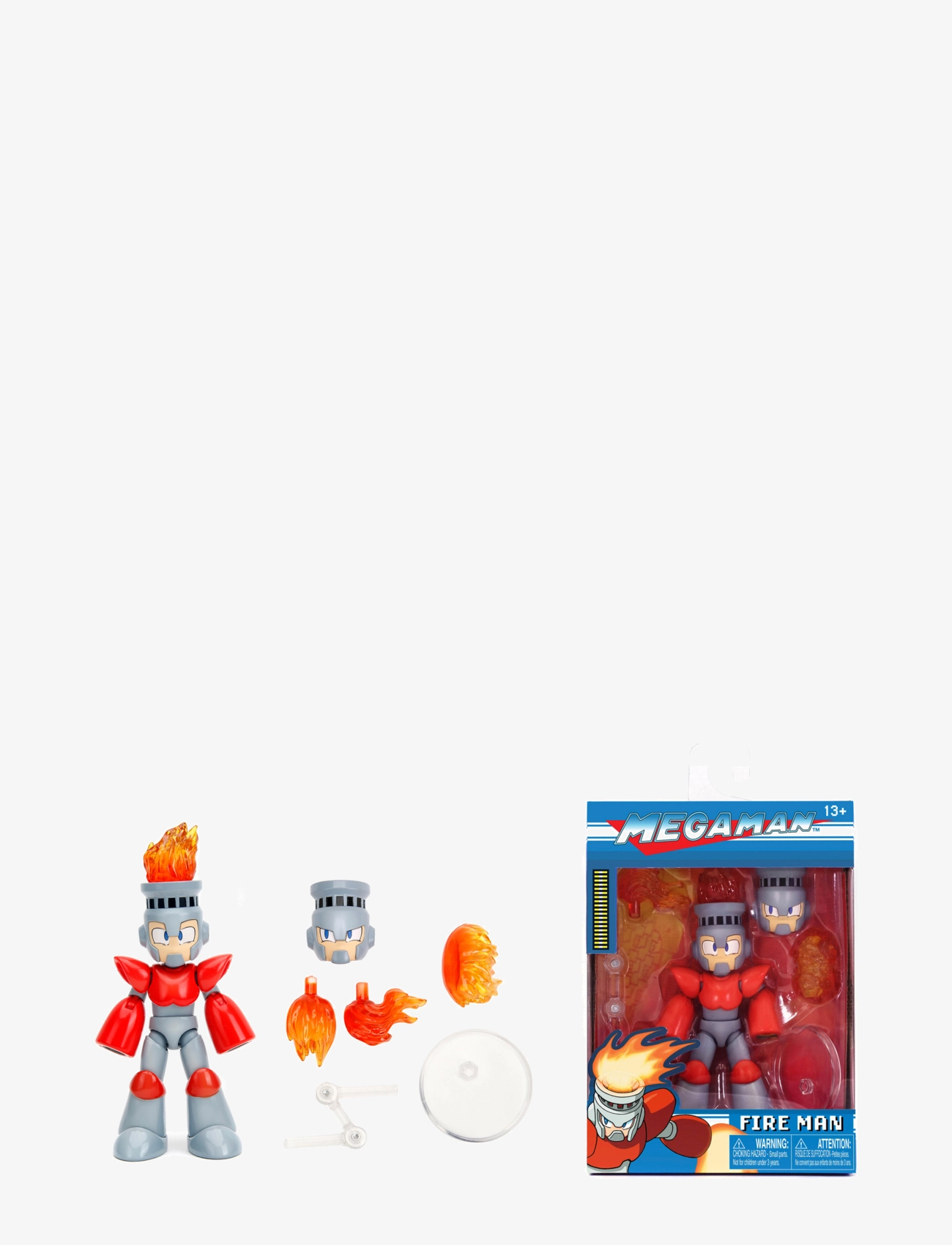 Jada Toys - Jada Toys Mega Man Fire Man Figur - leksakssets & figurer - multi coloured - 1