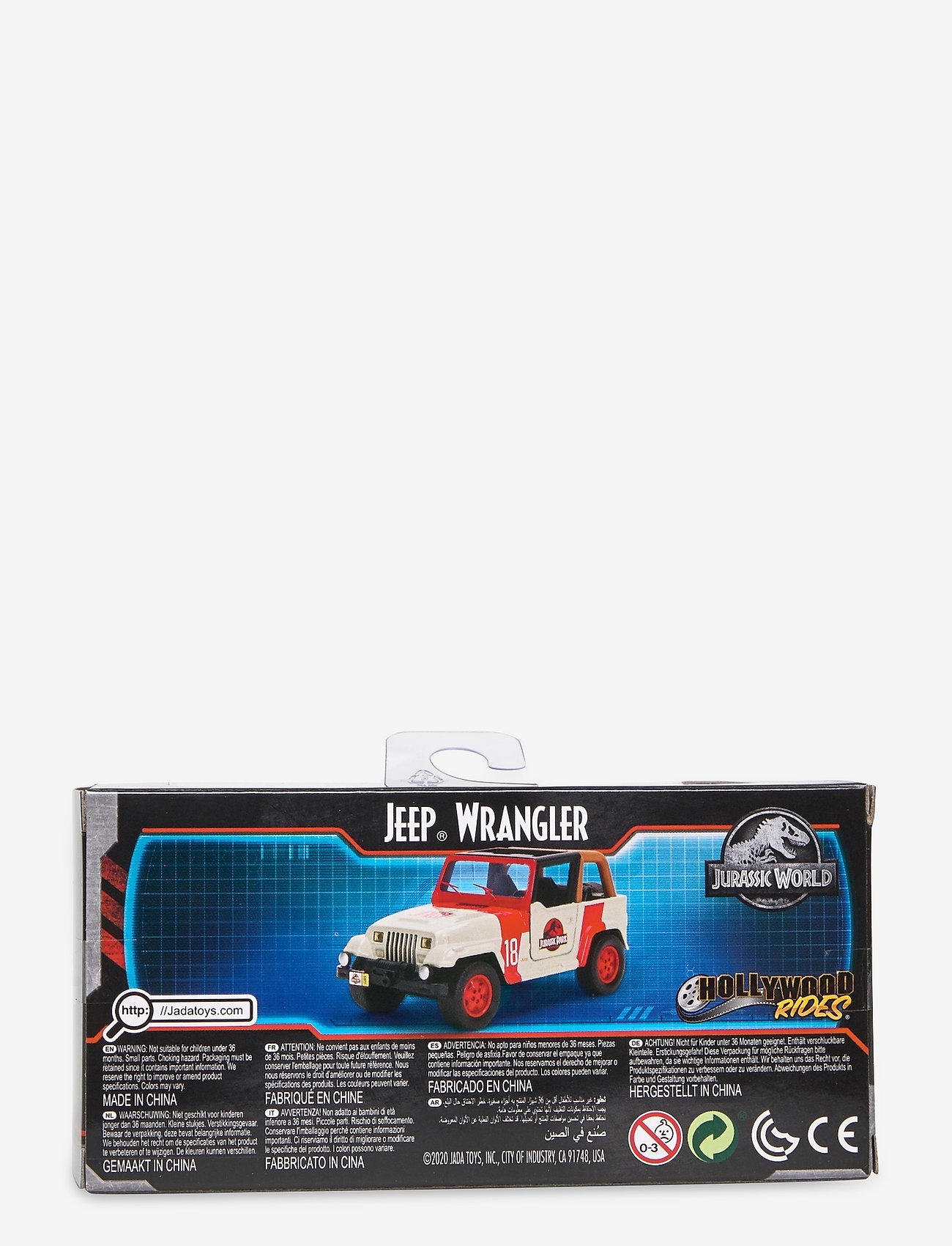 Jada Toys - Jurassic Park Jeep Wrangler 1:32 - alhaisimmat hinnat - multi coloured - 1