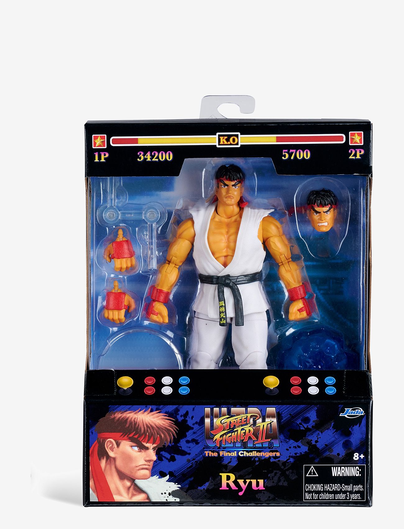 Jada Toys - Jada Toys Street Fighter II Ryu 6" Figure - actionfigurer - multi coloured - 4