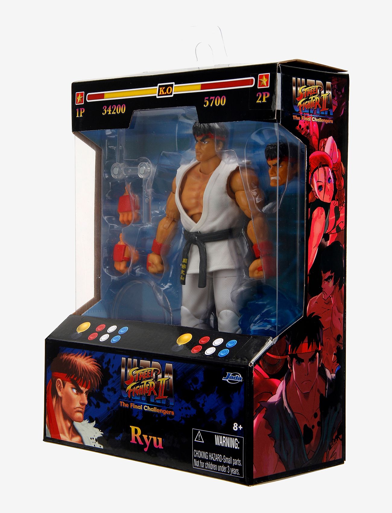 Jada Toys - Jada Toys Street Fighter II Ryu 6" Figure - actionfigurer - multi coloured - 5