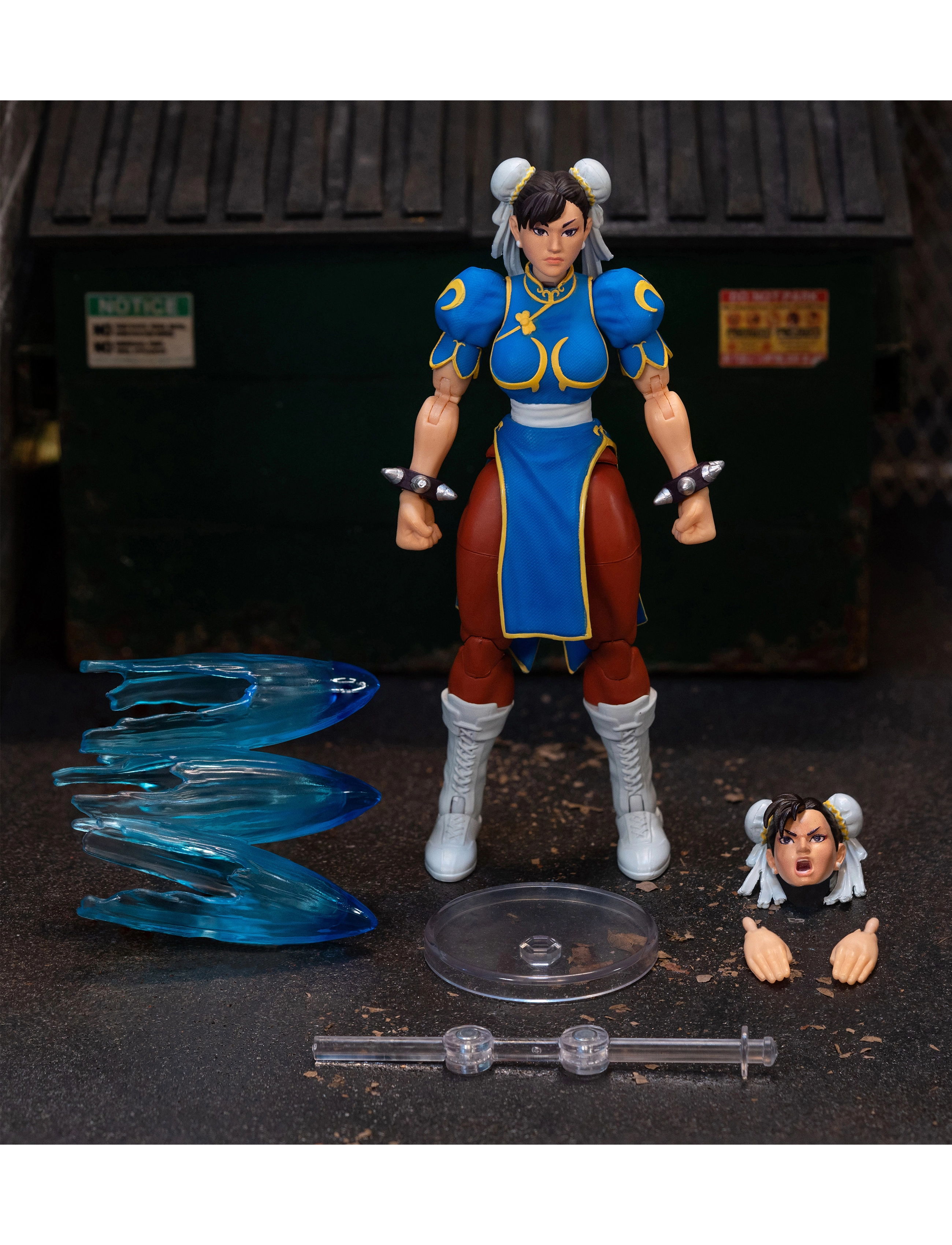 Jada Toys - Jada Toys Street Fighter II Chun-Li 6" Figure - multi coloured - 1