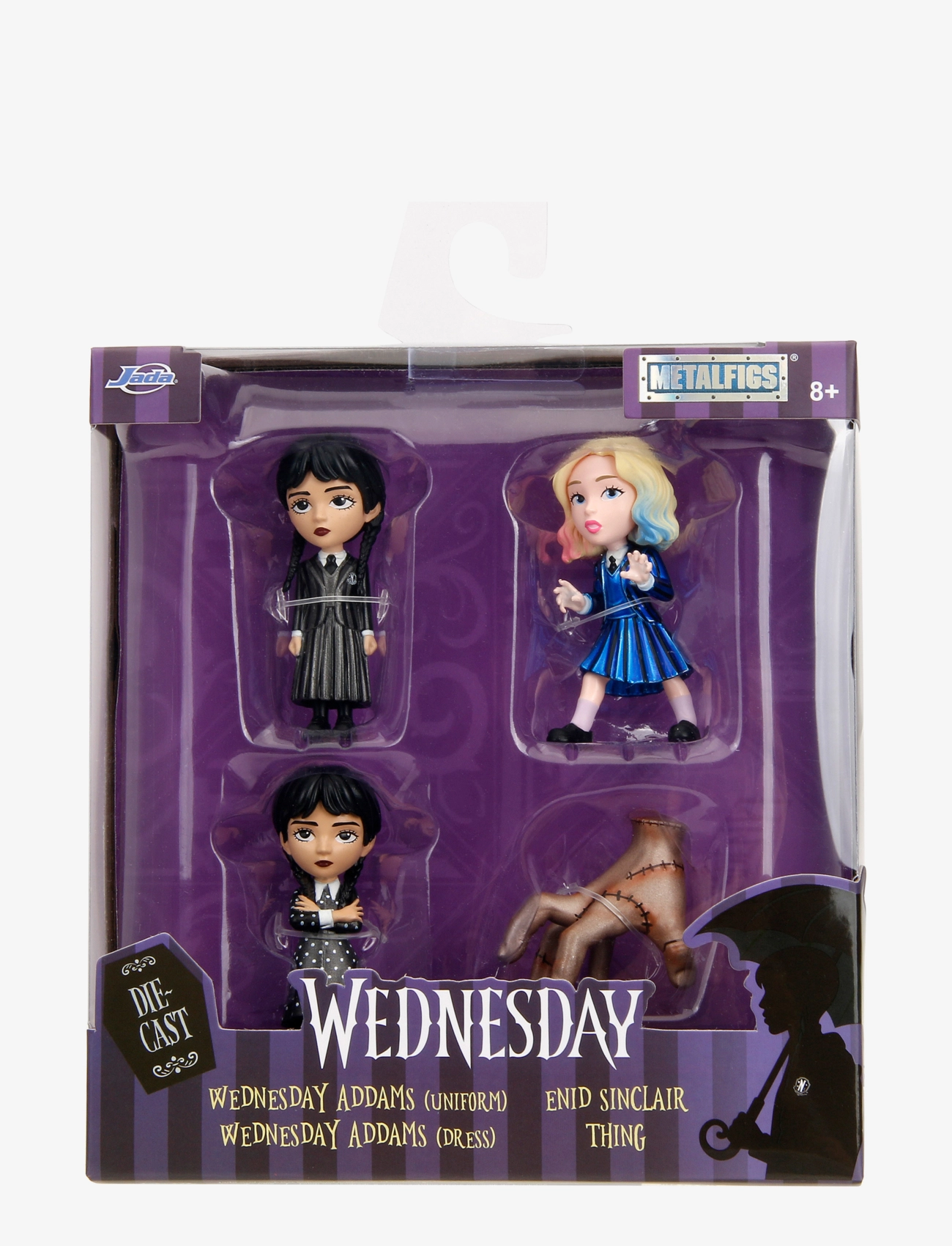 Jada Toys - Wednesday 4-Pack Figures 2,5" - play sets - multi coloured - 3