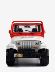Jada Toys - Jurassic Park 1992 Jeep Wrangler 1:24 - lekebiler - white - 2