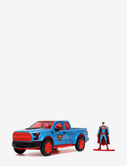 Jada Toys - DC Comics Supermann med 2018 Ford F 150 Raptor 1:32 - de laveste prisene - blue - 2