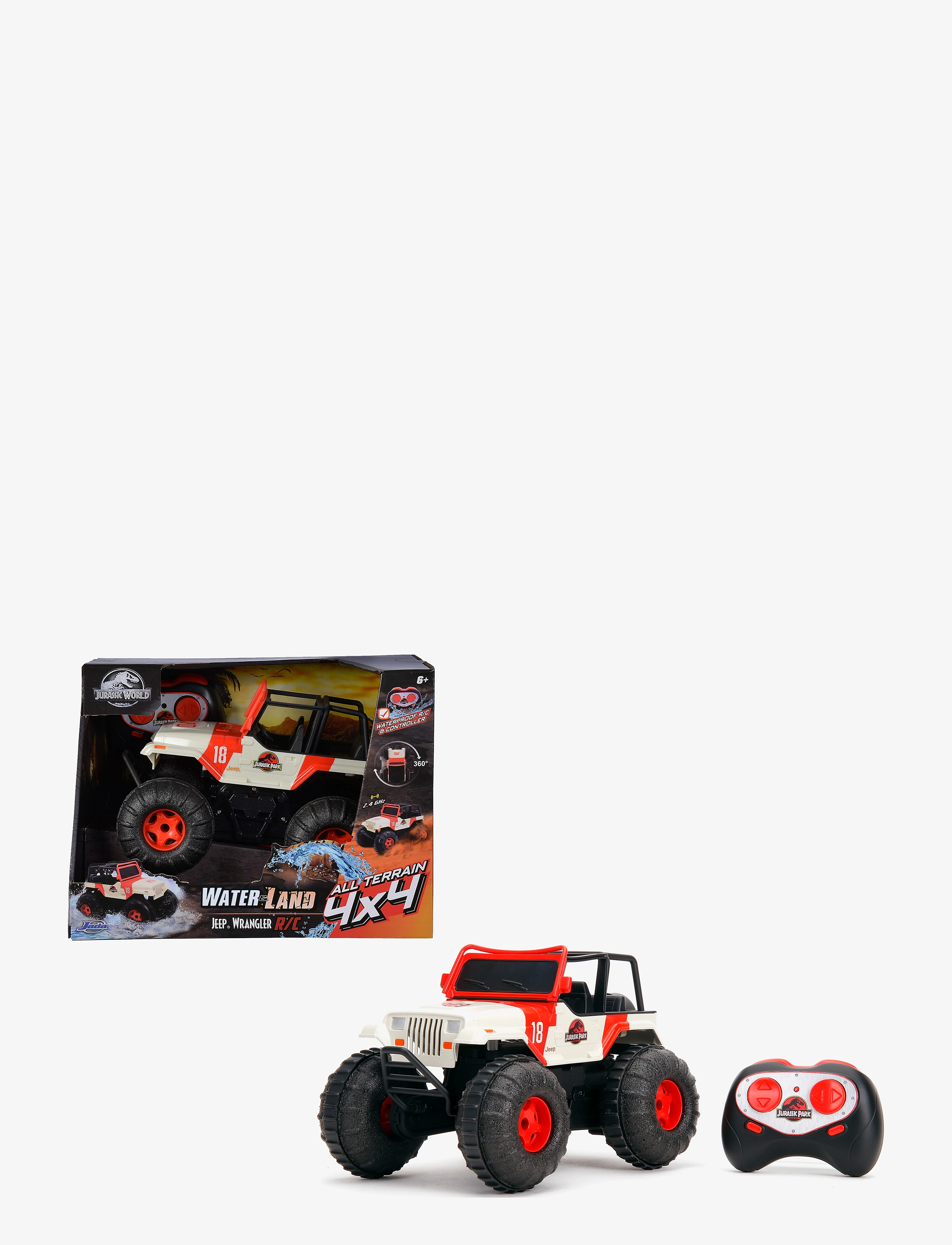 Jada Toys - Jurassic Park RC Sea and Land Jeep 1:16 - multicolor - 1