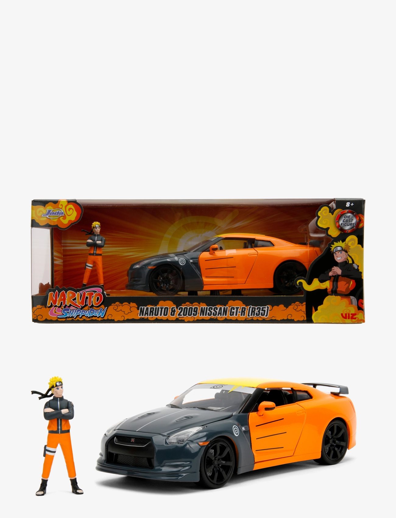 Jada Toys Naruto Nissan GT-R 1:24 - Leksakssets & Figurer - MULTI COLOURED / multi