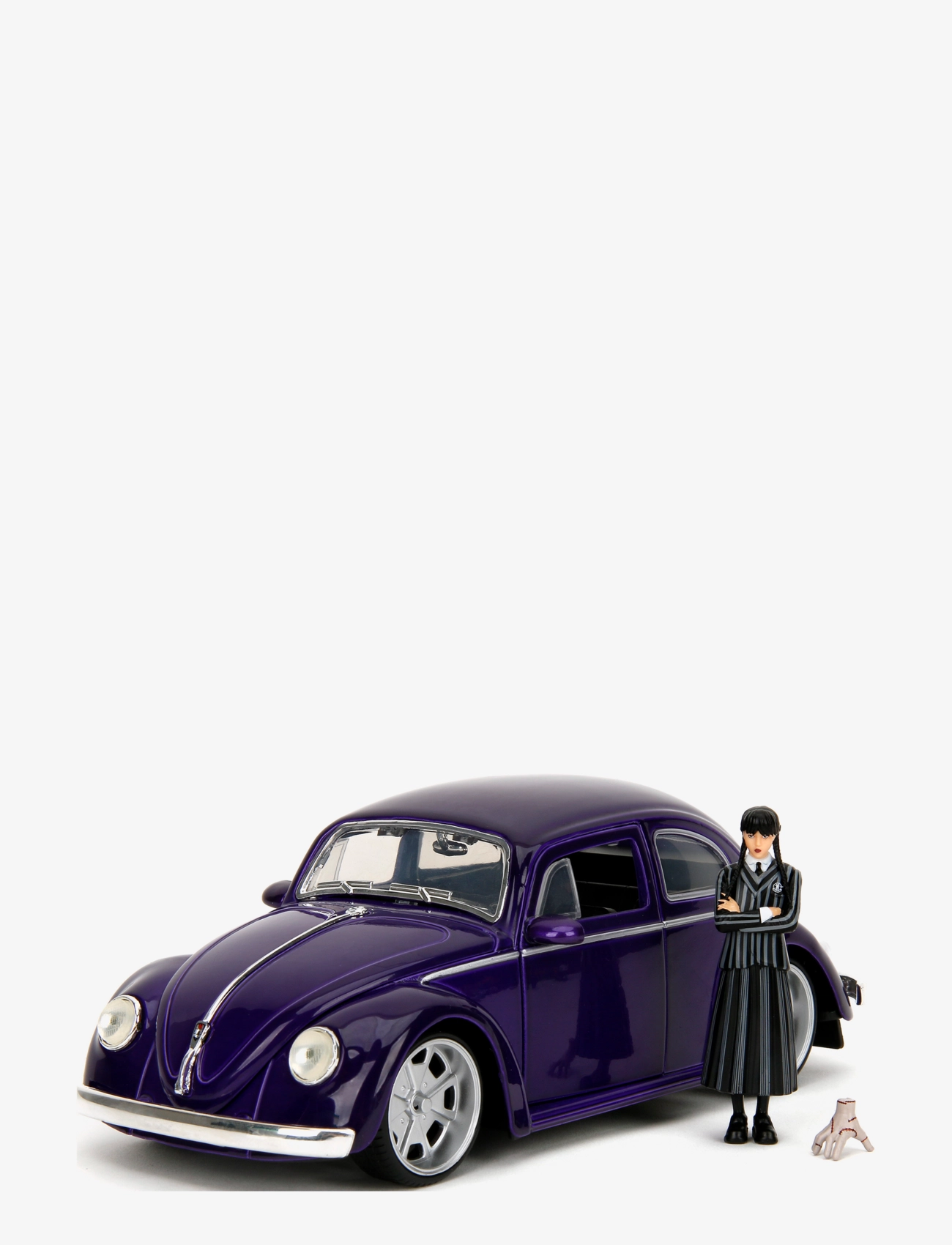 Jada Spielzeug Wednesday Volkswagen Beetle Car 1:24, One Size, Playsets & Action Figures, Mehrfarbig/gemustert - Play Sets, Kinder