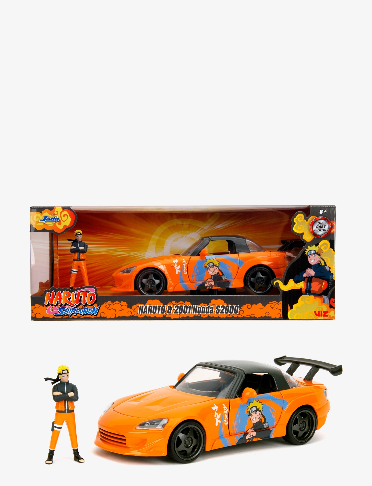 Jada Toys - Jada Toys Naruto 2001 Honda S2000 Car 1:24 - orange - 1