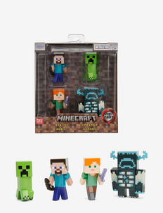 Minecraft 4-Pack Nanofigurer, Jada Toys